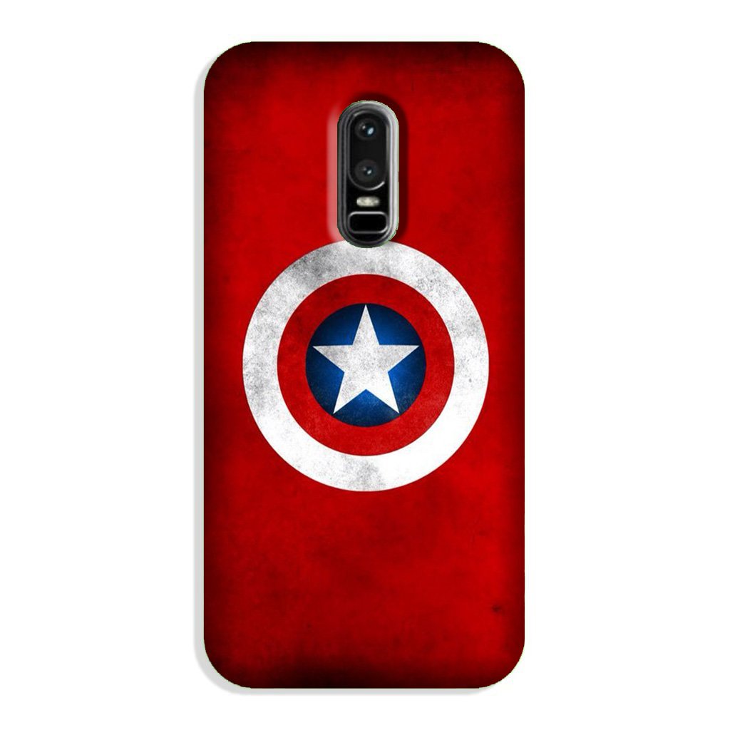 Captain America Case for OnePlus 6 (Design No. 249) Captain America Case for OnePlus 6 (Design No. 249)
