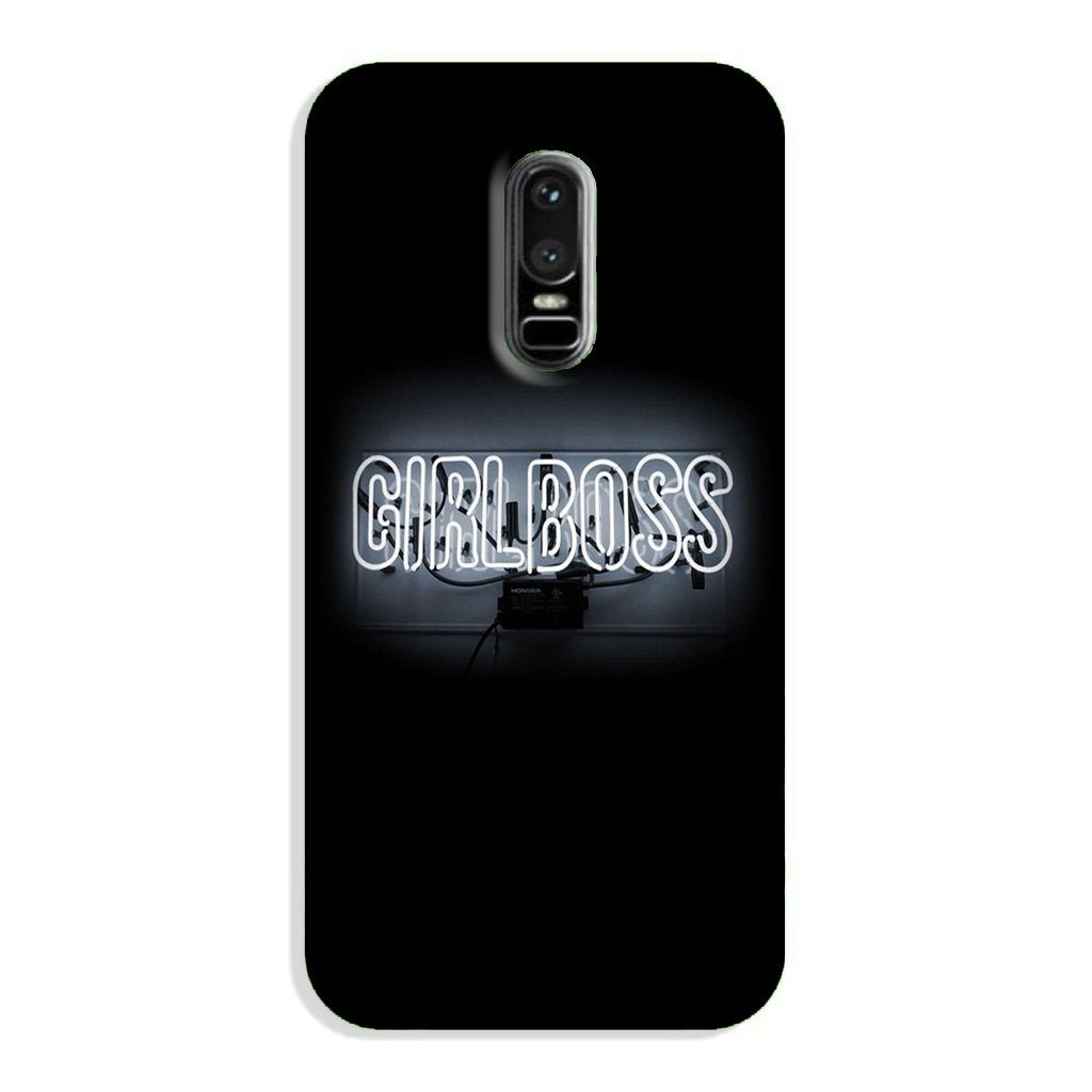 Girl Boss Black Case for OnePlus 6 (Design No. 268) Girl Boss Black Case for OnePlus 6 (Design No. 268)