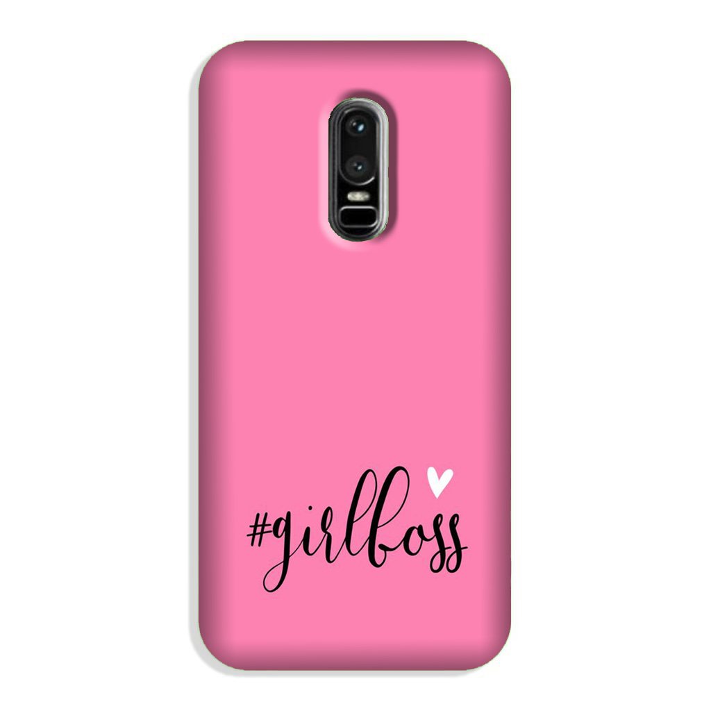 Girl Boss Pink Case for OnePlus 6 (Design No. 269) Girl Boss Pink Case for OnePlus 6 (Design No. 269)