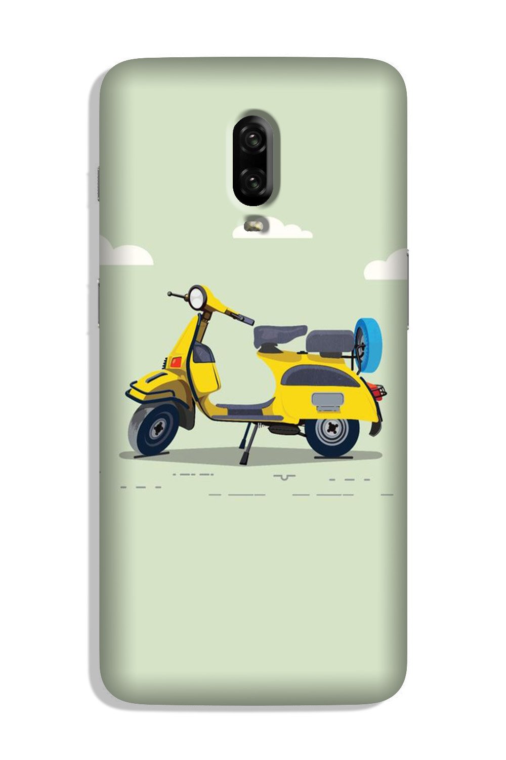 Vintage Scooter Case for OnePlus 6T (Design No. 260) Vintage Scooter Case for OnePlus 6T (Design No. 260)