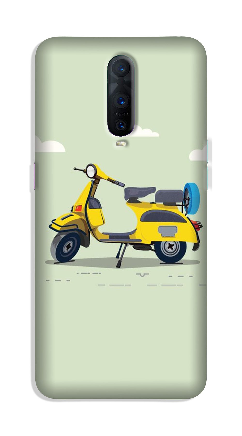 Vintage Scooter Case for Oppo R17 Pro (Design No. 260) Vintage Scooter Case for Oppo R17 Pro (Design No. 260)
