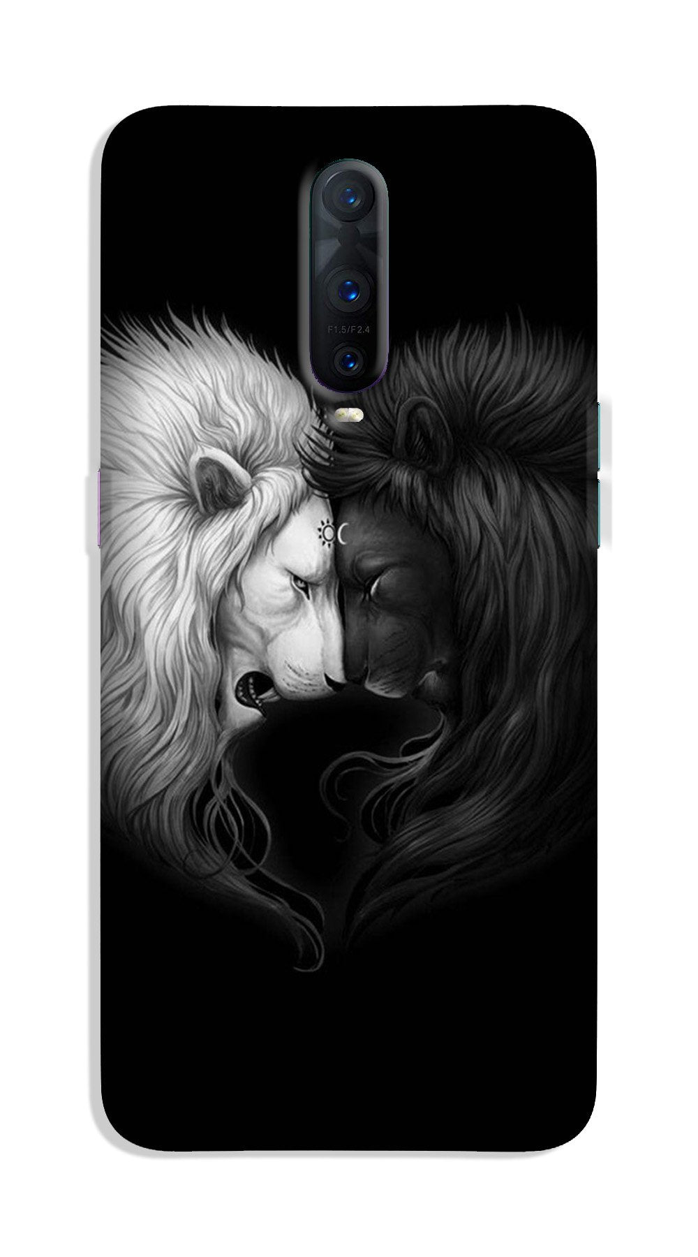 Dark White Lion Case for OnePlus 7 Pro (Design - 140) Dark White Lion Case for OnePlus 7 Pro (Design - 140)