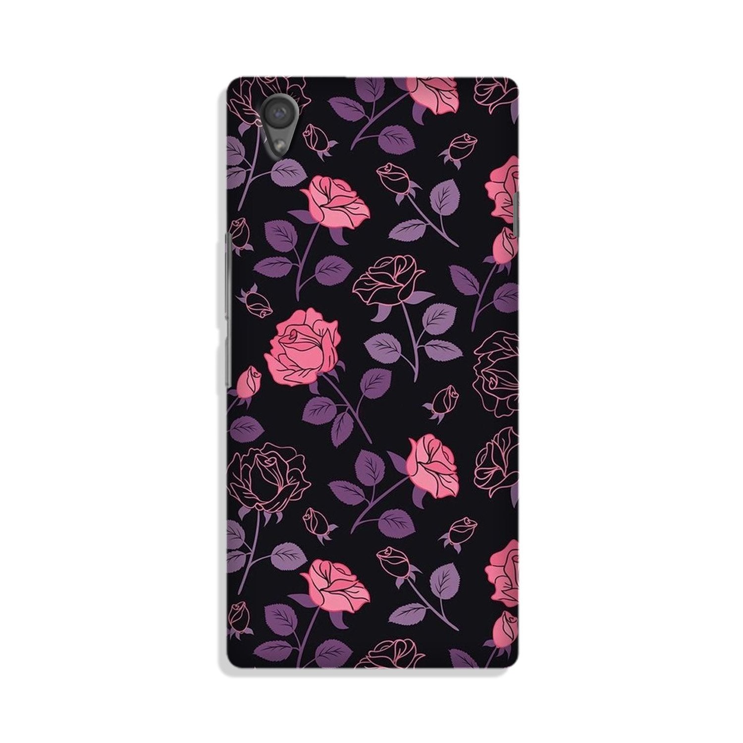Rose Black Background Case for Vivo Y51L Rose Black Background Case for Vivo Y51L