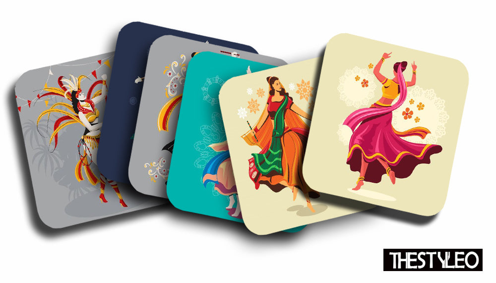 Rio Carnival Printed Mdf Wooden Printed Square Coasters For Home And Kitchen | Dining Table Décor (Set Of 6 Pieces) Rio Carnival Printed Mdf Wooden Printed Square Coasters For Home And Kitchen | Dining Table Décor (Set Of 6 Pieces)