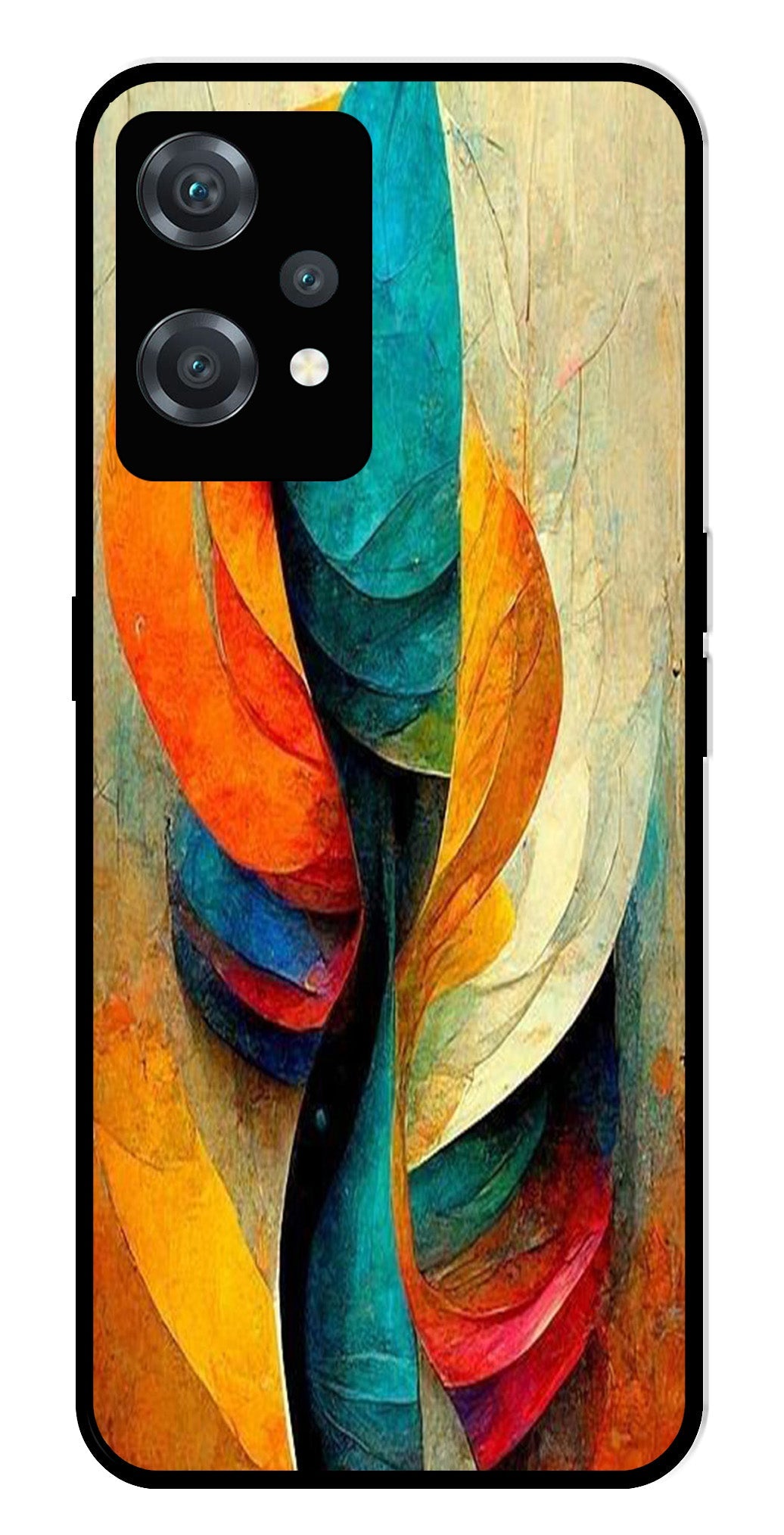 Modern Art Metal Mobile Case for OnePlus Nord CE 2 Lite 5G Modern Art Metal Mobile Case for OnePlus Nord CE 2 Lite 5G