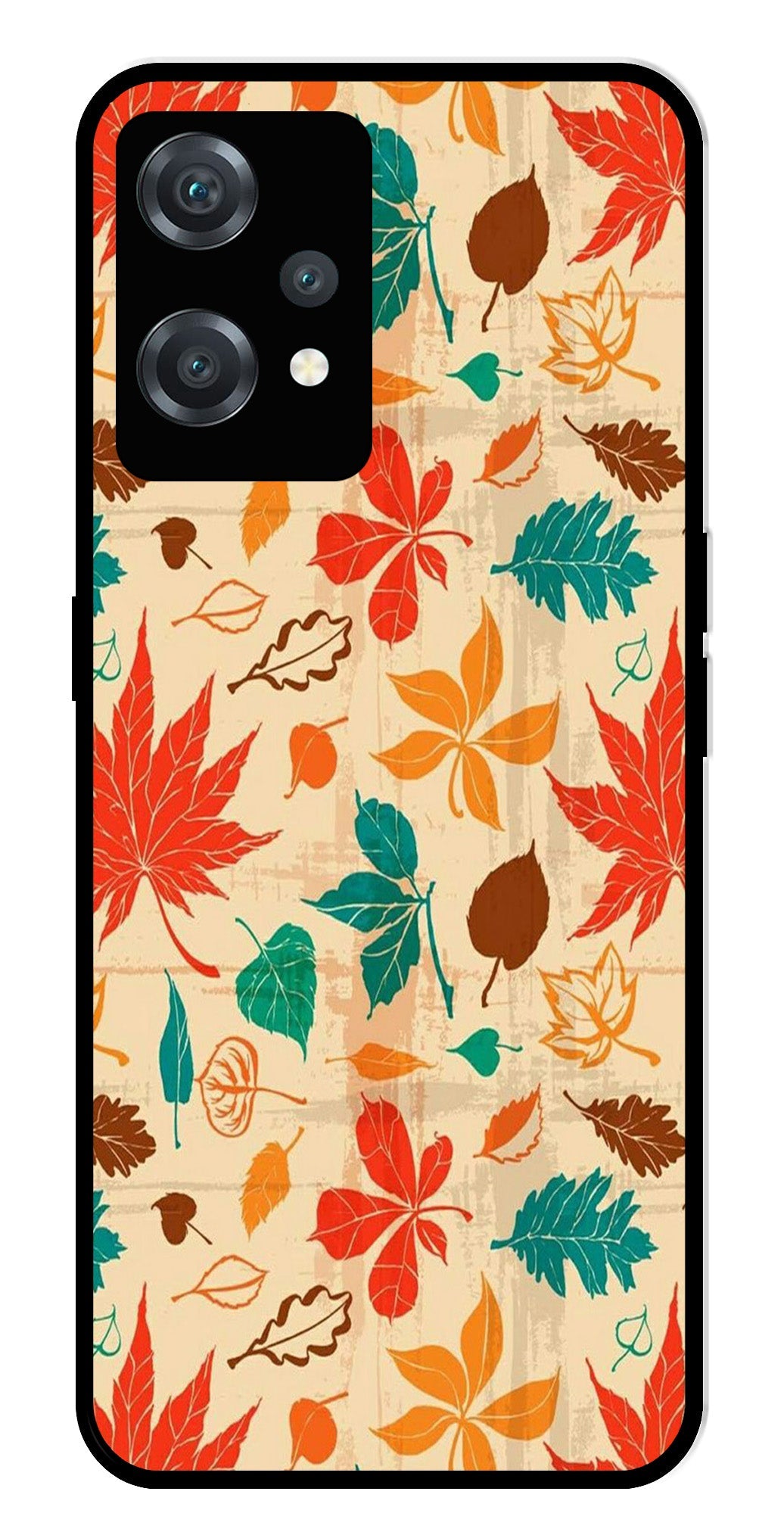 Leafs Design Metal Mobile Case for OnePlus Nord CE 2 Lite 5G Leafs Design Metal Mobile Case for OnePlus Nord CE 2 Lite 5G