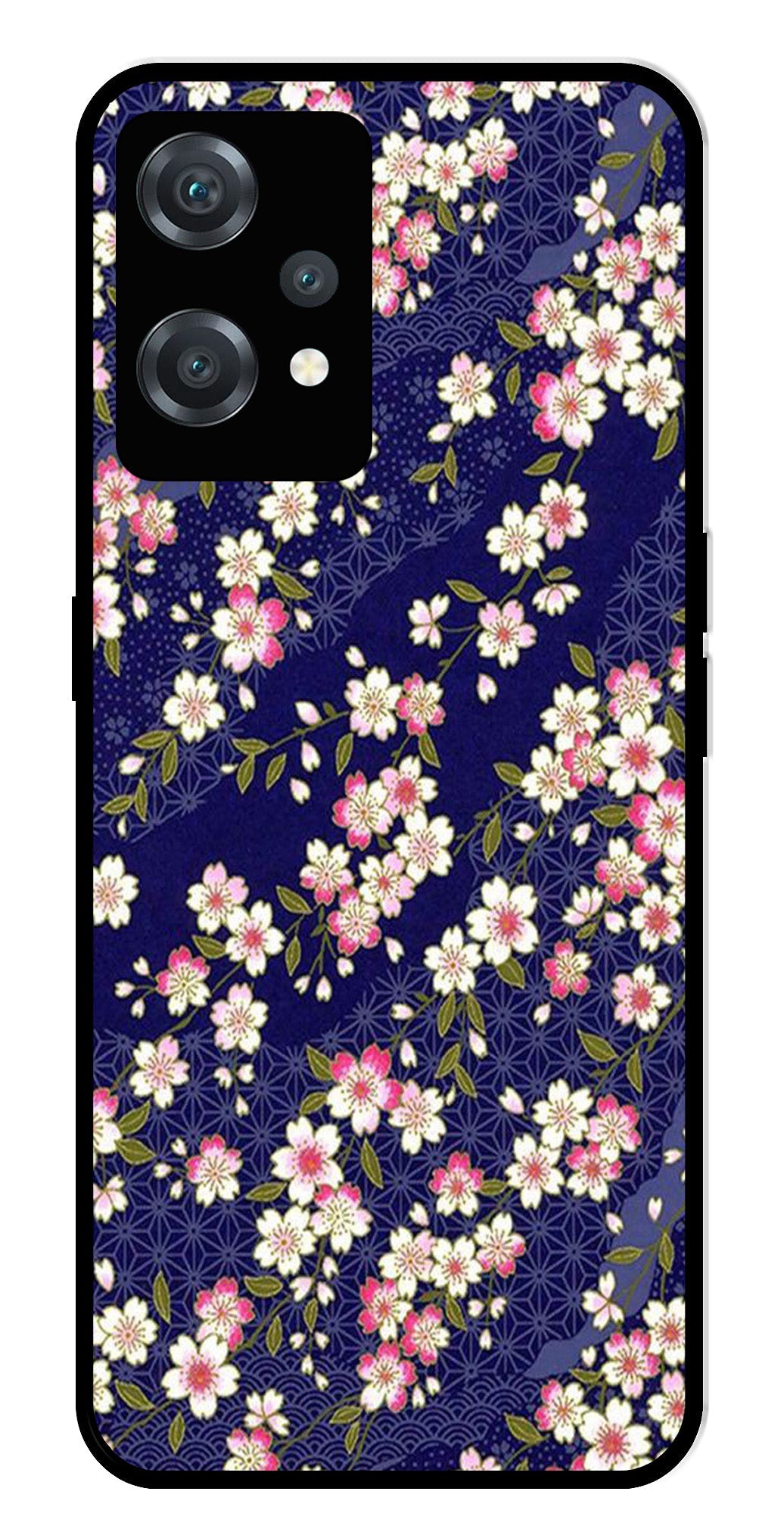 Flower Design Metal Mobile Case for OnePlus Nord CE 2 Lite 5G Flower Design Metal Mobile Case for OnePlus Nord CE 2 Lite 5G