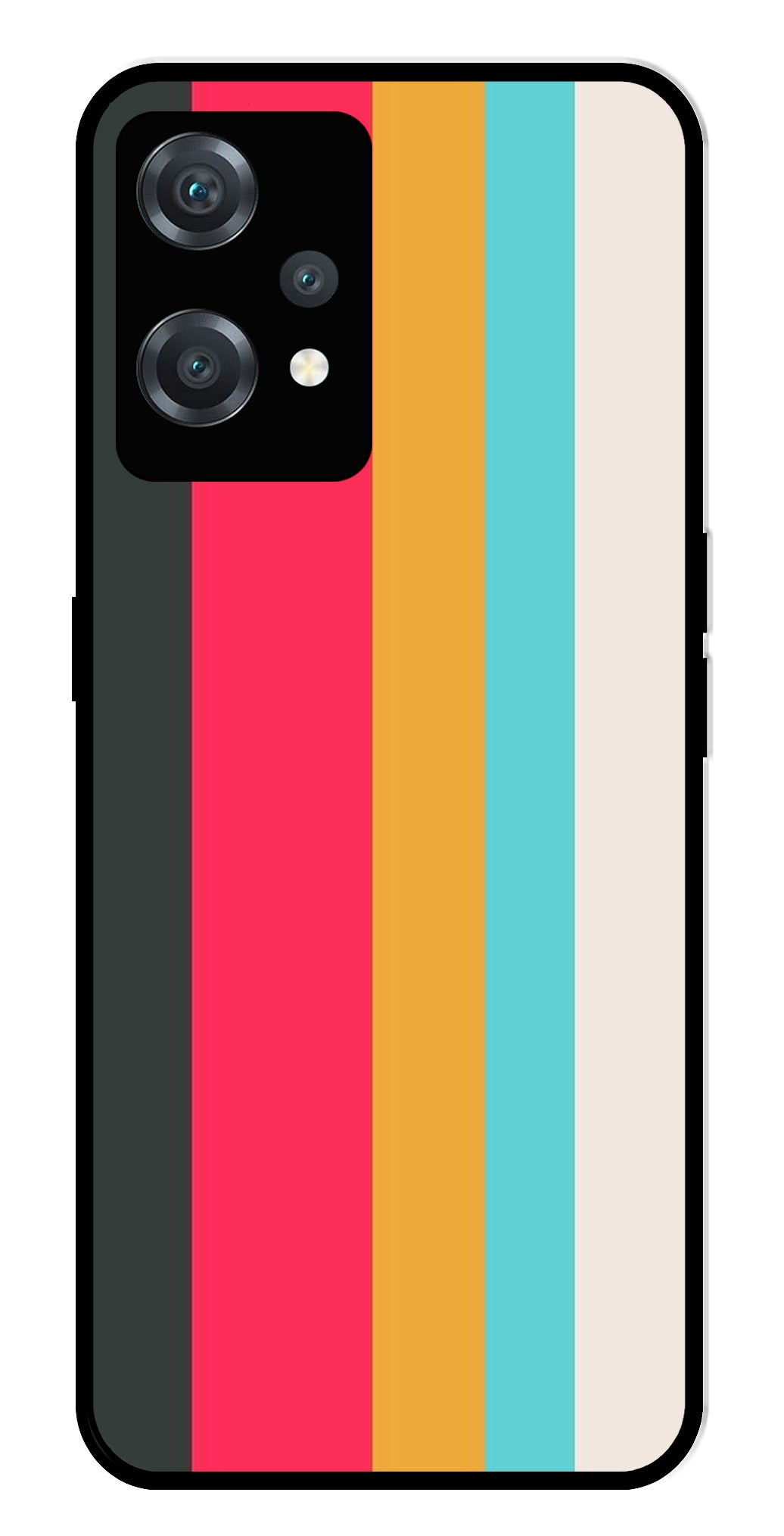 Muted Rainbow Metal Mobile Case for OnePlus Nord CE 2 Lite 5G Muted Rainbow Metal Mobile Case for OnePlus Nord CE 2 Lite 5G