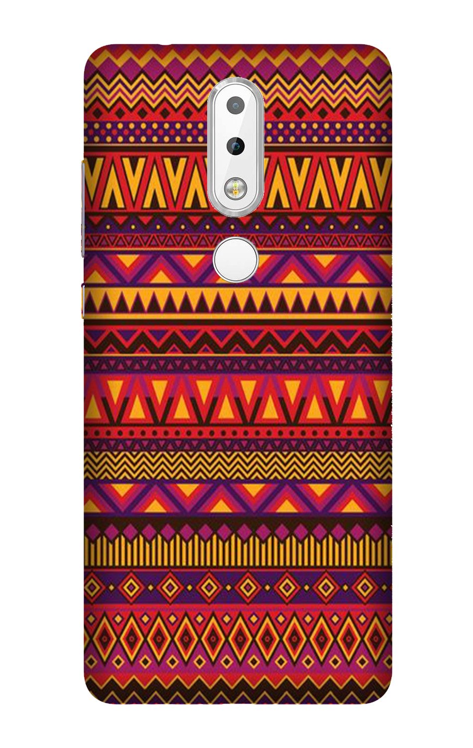 Zigzag line pattern2 Mobile Back Case for Nokia 3.1 Plus (Design - 10) Zigzag line pattern2 Case for Nokia 3.1 Plus