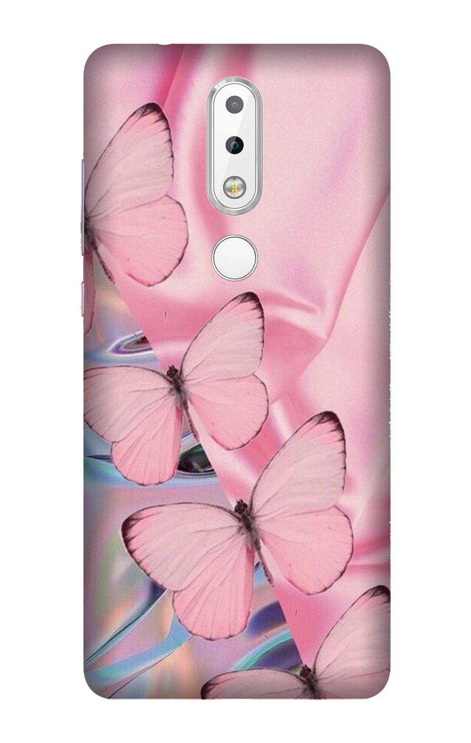 Butterflies Mobile Back Case for Nokia 3.1 Plus (Design - 26) Butterflies Case for Nokia 3.1 Plus