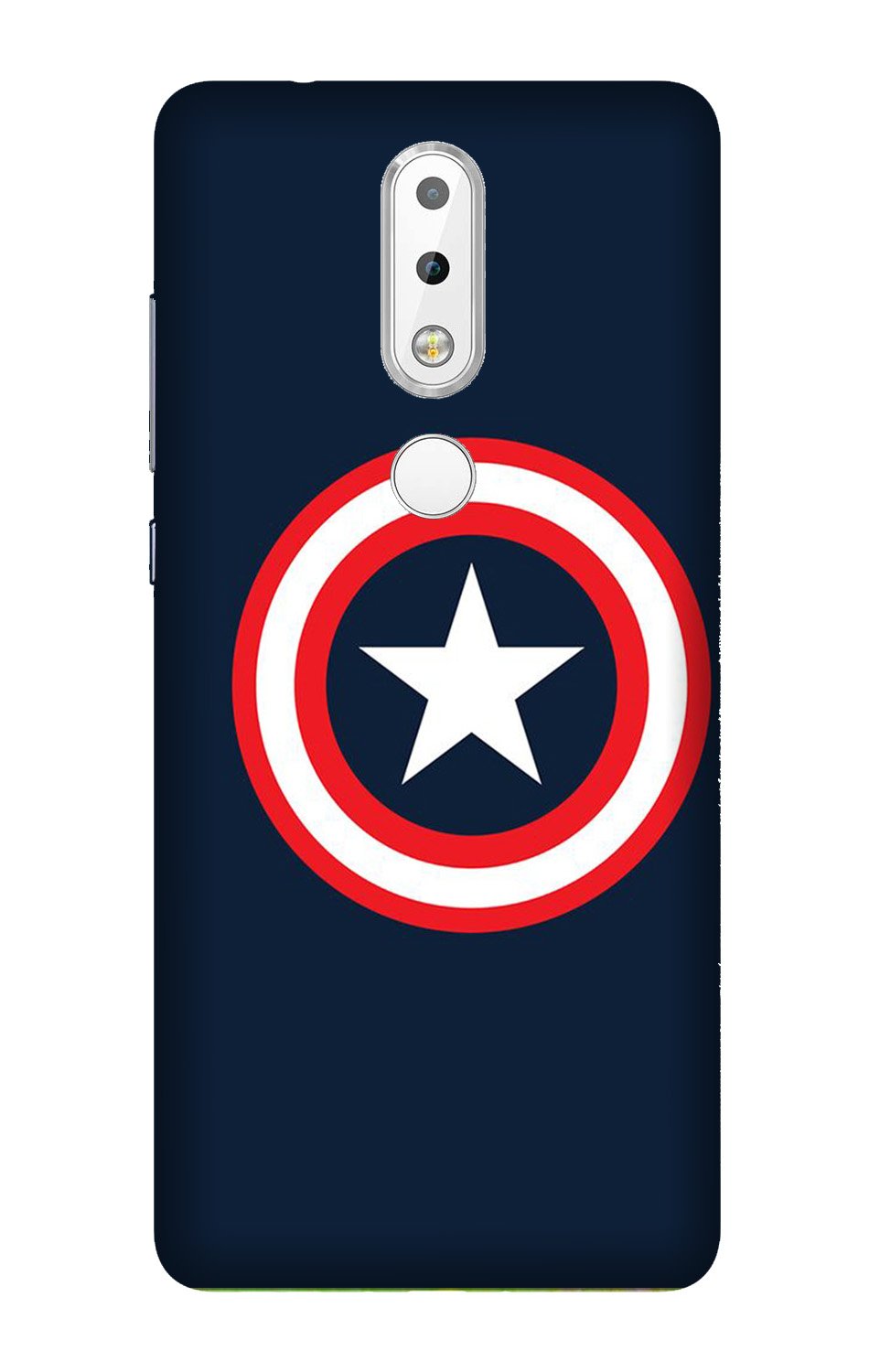 Captain America Mobile Back Case for Nokia 3.1 Plus (Design - 42) Captain America Case for Nokia 3.1 Plus