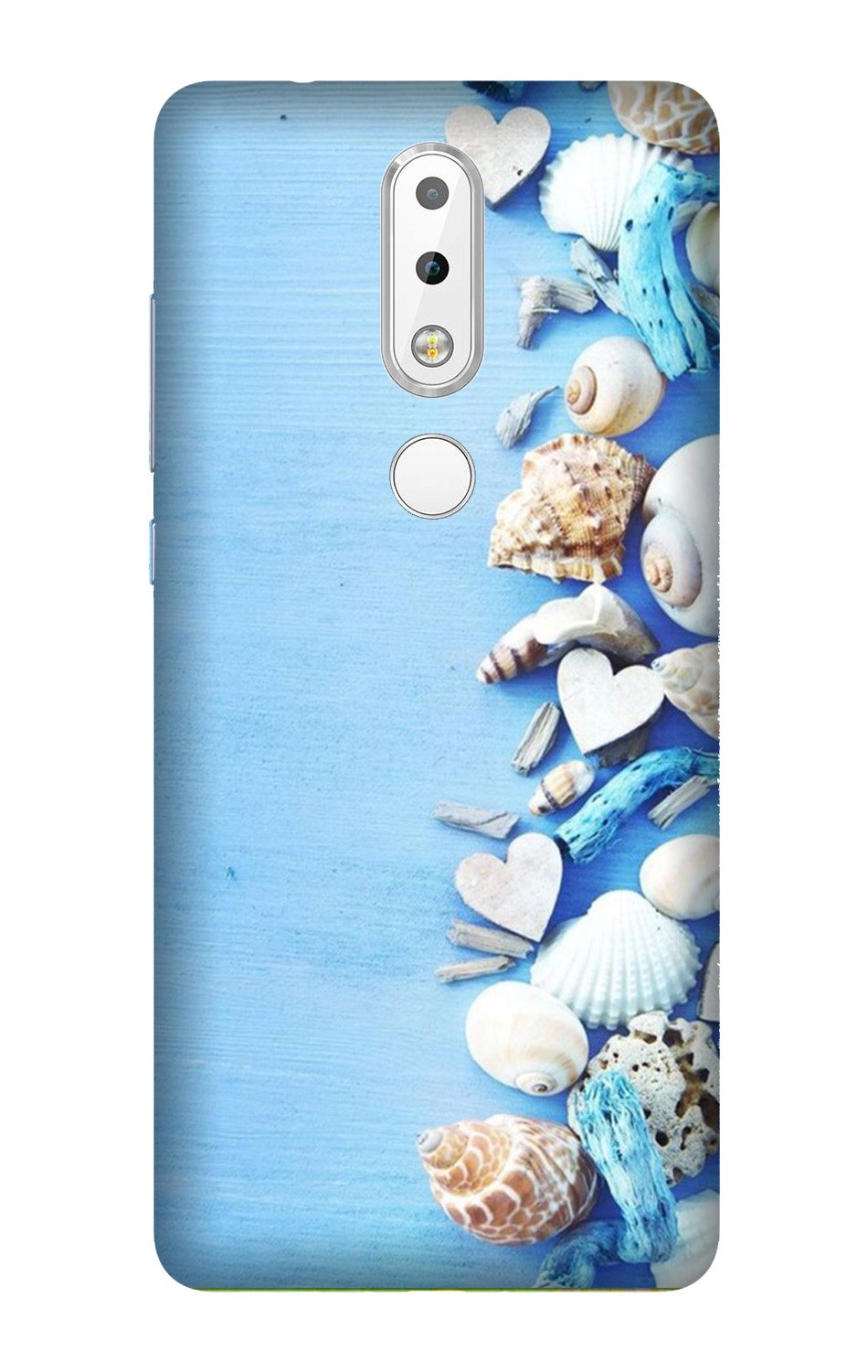 Sea Shells2 Mobile Back Case for Nokia 3.1 Plus (Design - 64) Sea Shells2 Case for Nokia 3.1 Plus