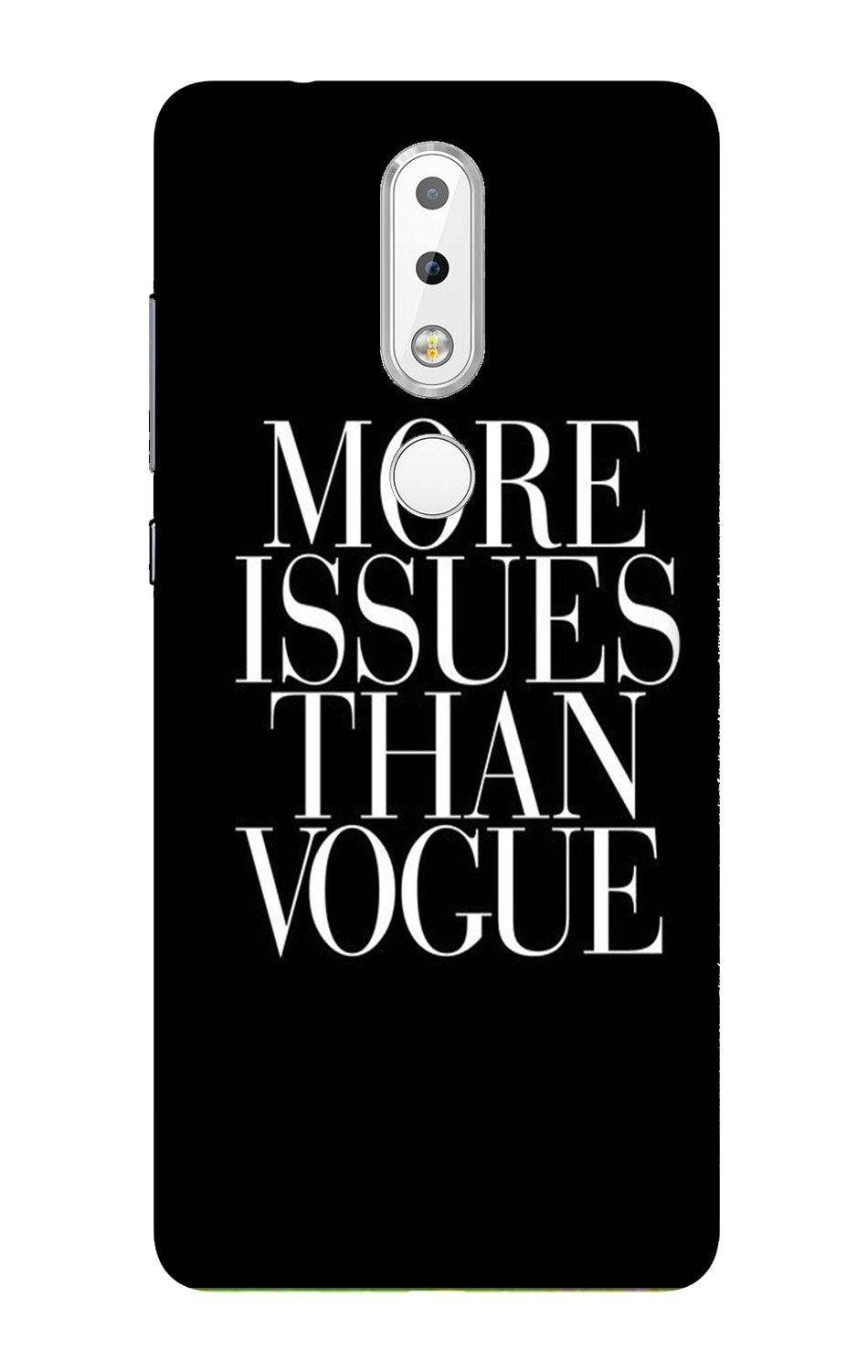More Issues than Vague Mobile Back Case for Nokia 3.1 Plus (Design - 74) More Issues than Vague Case for Nokia 3.1 Plus