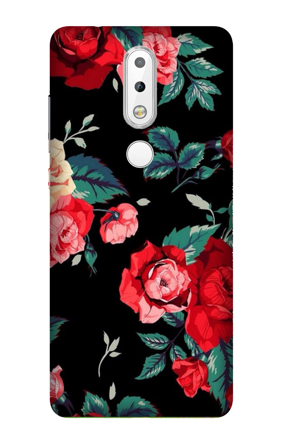 Red Rose2 Mobile Back Case for Nokia 3.1 Plus (Design - 81) Red Rose2 Case for Nokia 3.1 Plus