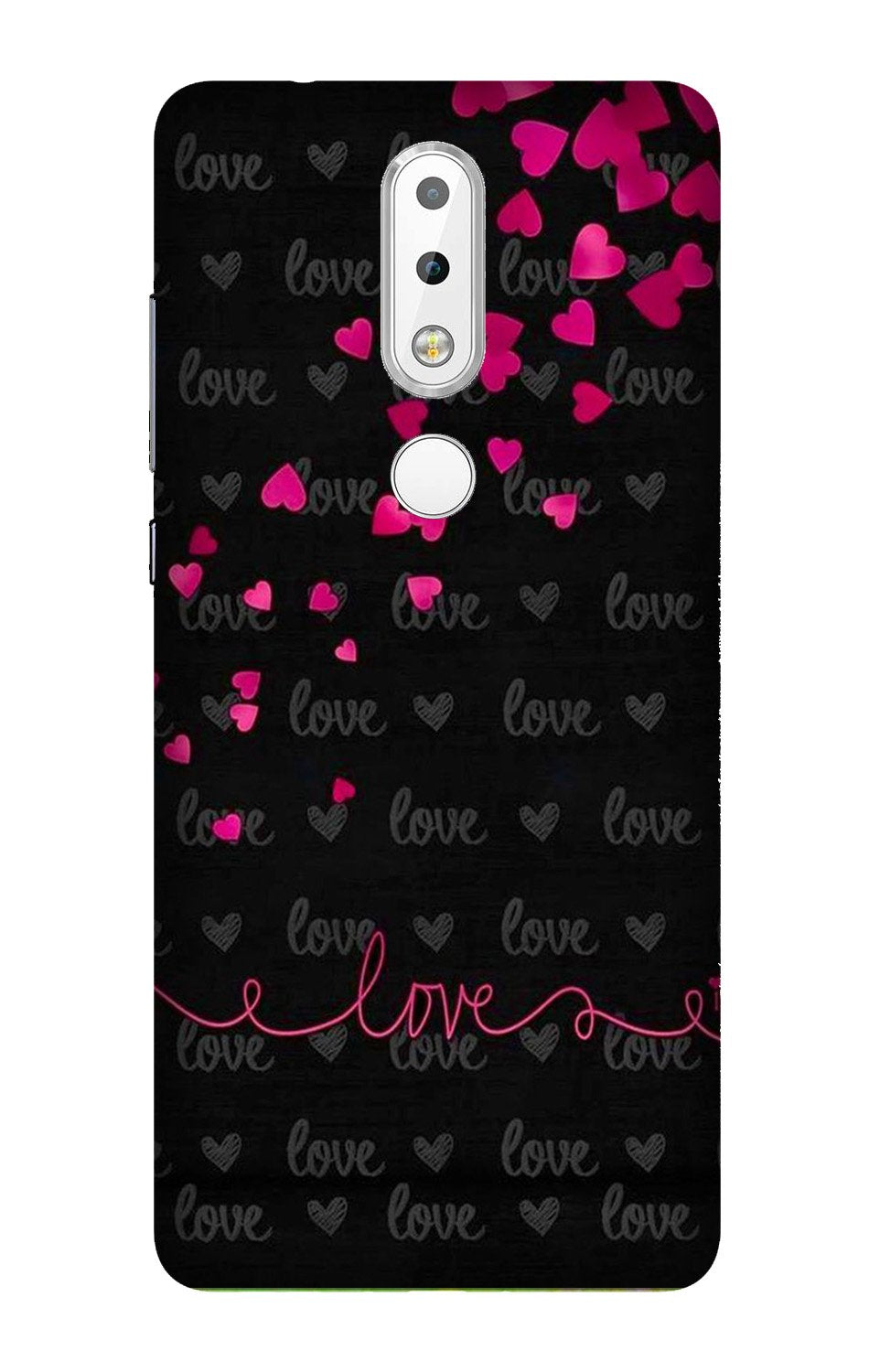 Love in Air Mobile Back Case for Nokia 3.1 Plus (Design - 89) Love in Air Case for Nokia 3.1 Plus