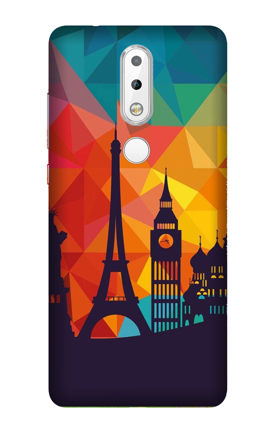Eiffel Tower2 Mobile Back Case for Nokia 3.1 Plus (Design - 91) Eiffel Tower2 Case for Nokia 3.1 Plus