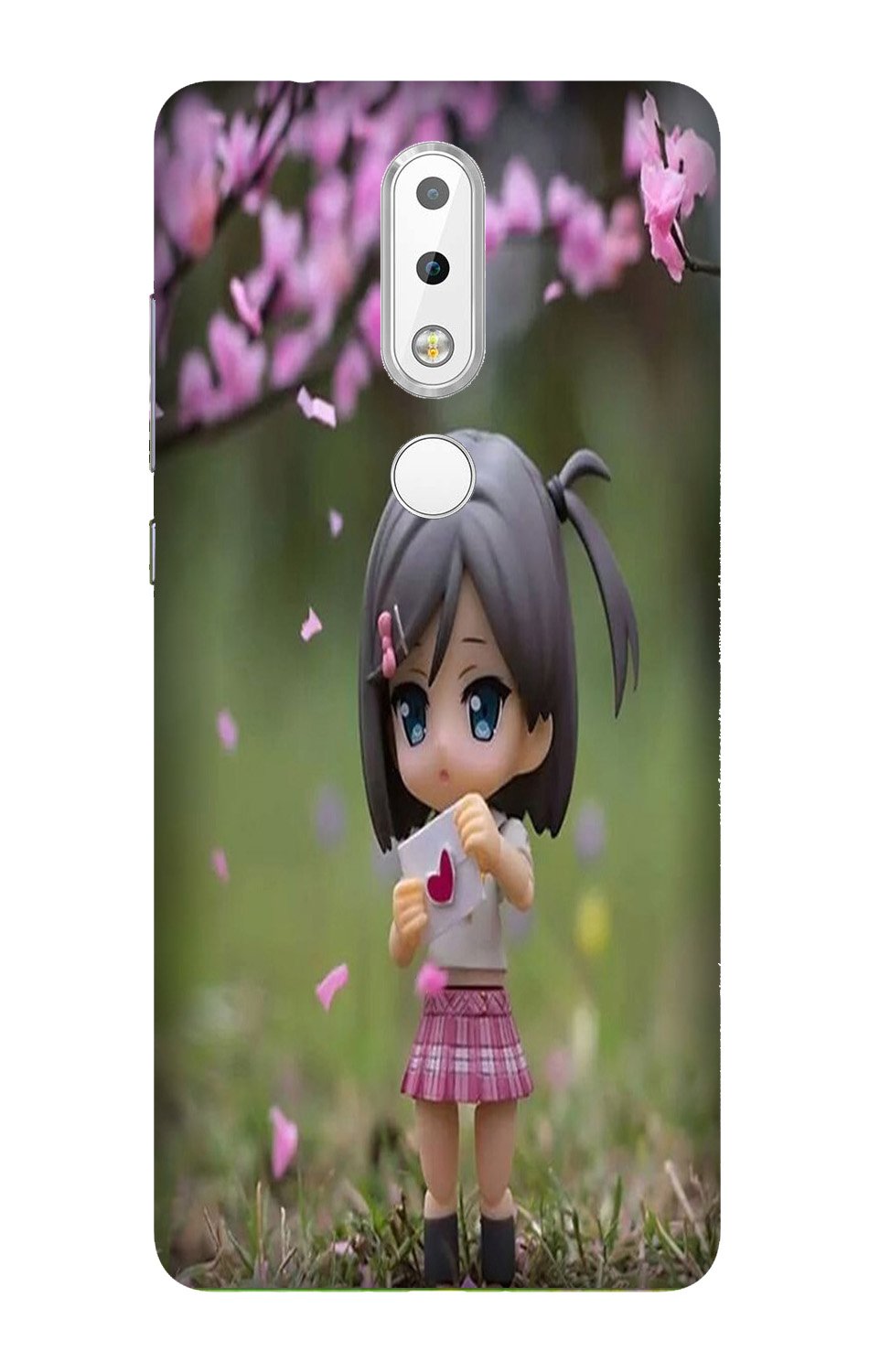 Cute Girl Mobile Back Case for Nokia 3.1 Plus (Design - 92) Cute Girl Case for Nokia 3.1 Plus