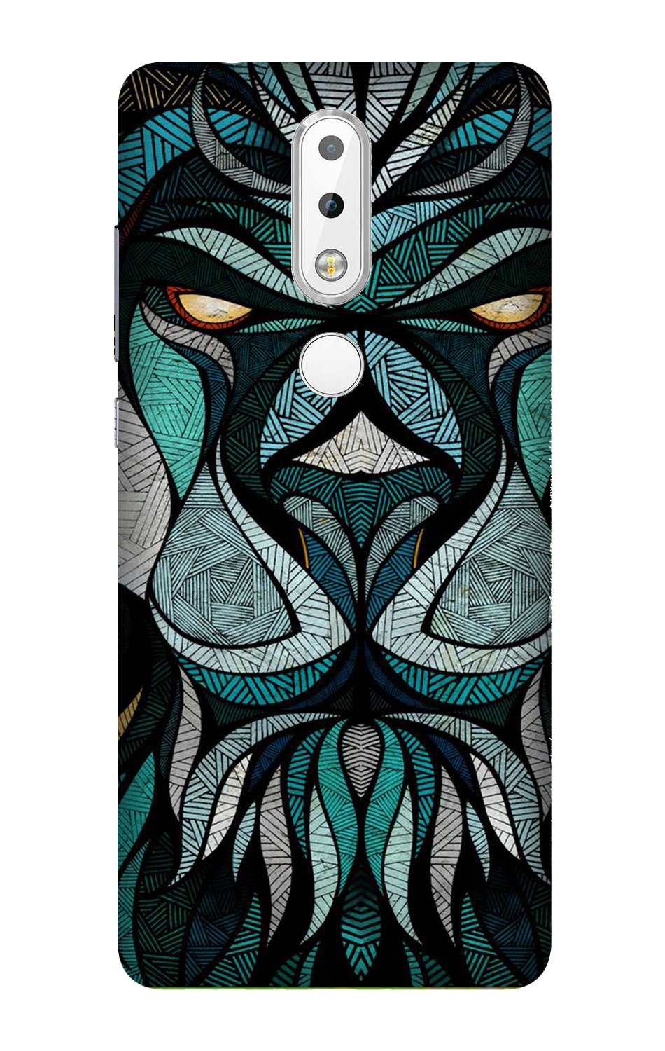 Lion Mobile Back Case for Nokia 3.1 Plus (Design - 97) Lion Case for Nokia 3.1 Plus