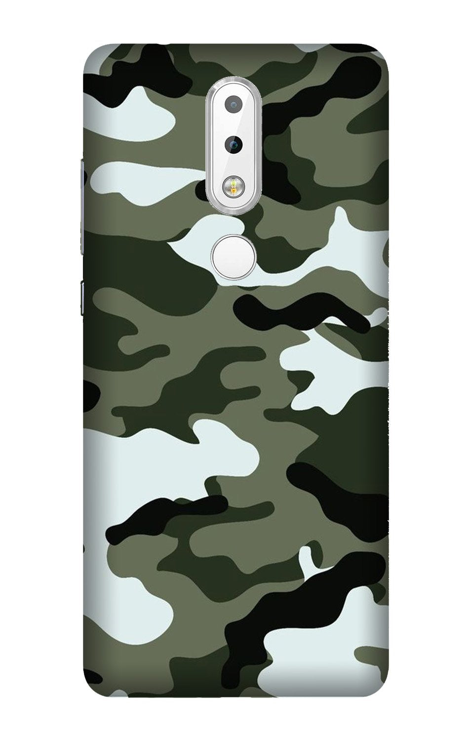 Army Camouflage Mobile Back Case for Nokia 3.1 Plus (Design - 108) Army Camouflage Case for Nokia 3.1 Plus (Design - 108)