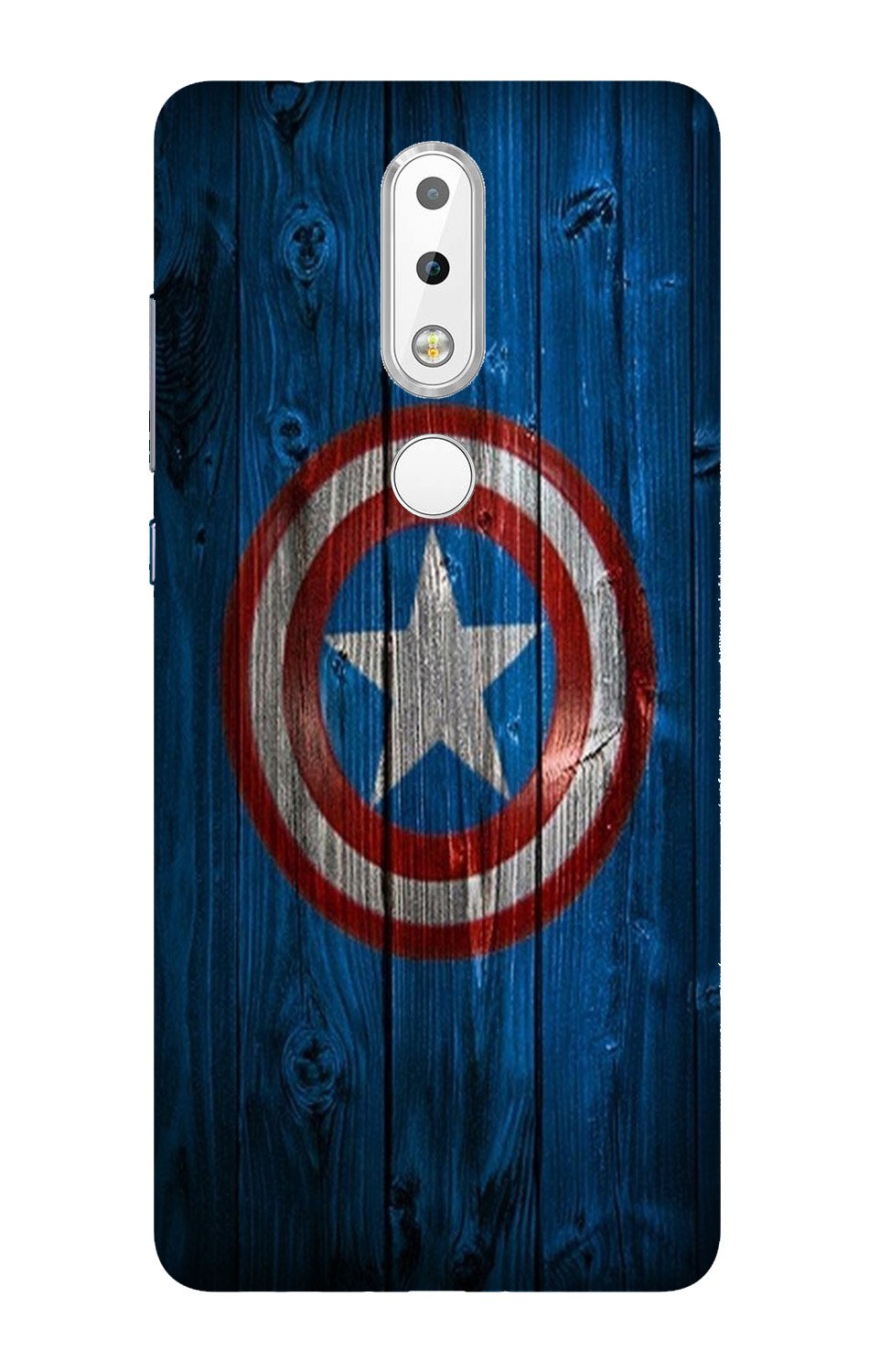 Captain America Superhero Mobile Back Case for Nokia 3.1 Plus (Design - 118) Captain America Superhero Case for Nokia 3.1 Plus (Design - 118)