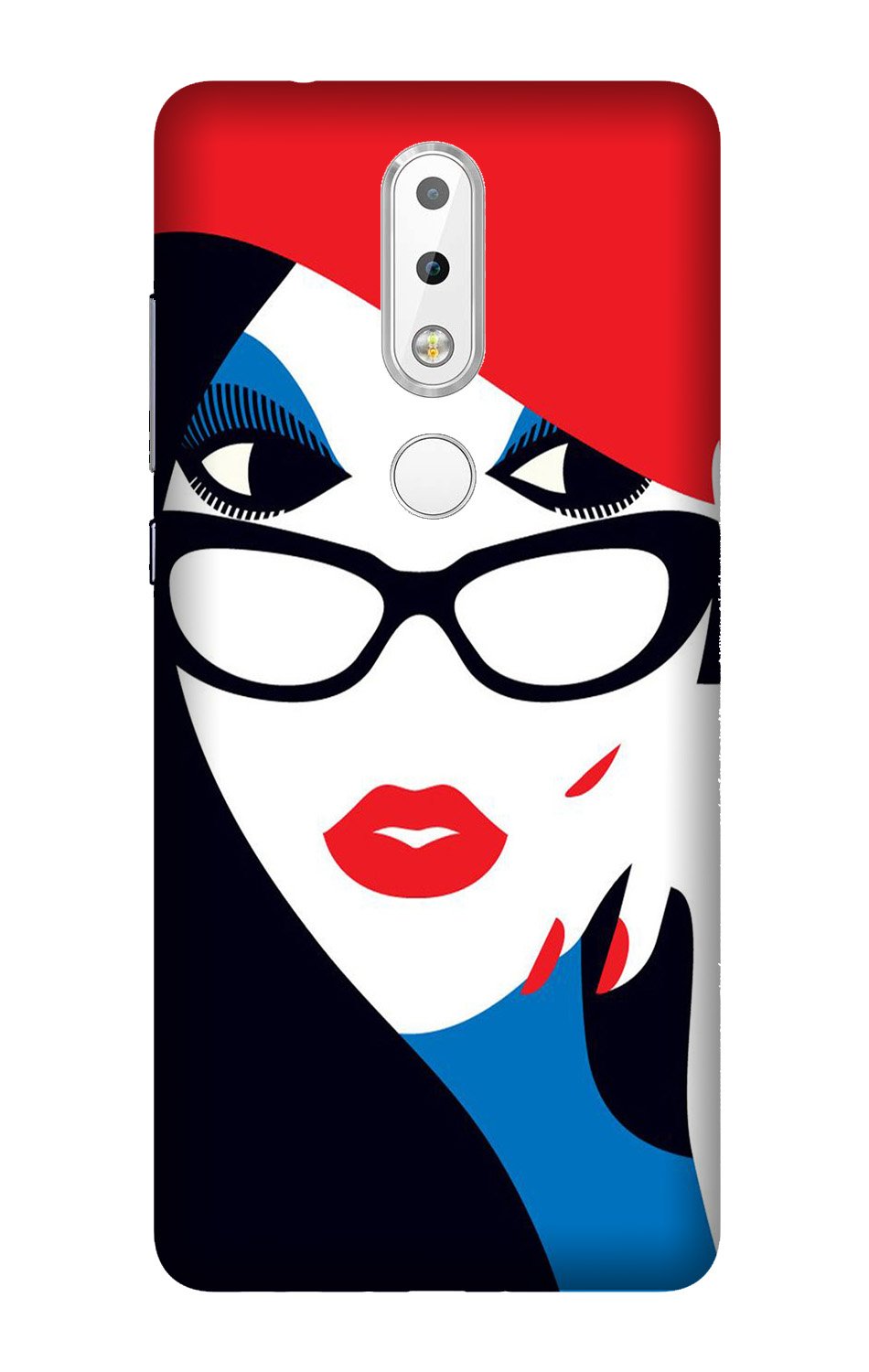 Girlish Mobile Back Case for Nokia 3.1 Plus (Design - 131) Girlish Case for Nokia 3.1 Plus (Design - 131)