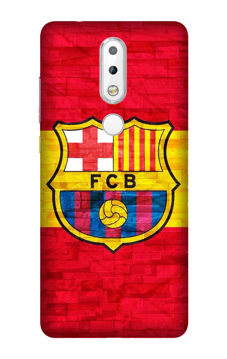 FCB Football Mobile Back Case for Nokia 3.1 Plus (Design - 174) FCB Football Case for Nokia 3.1 Plus (Design - 174)