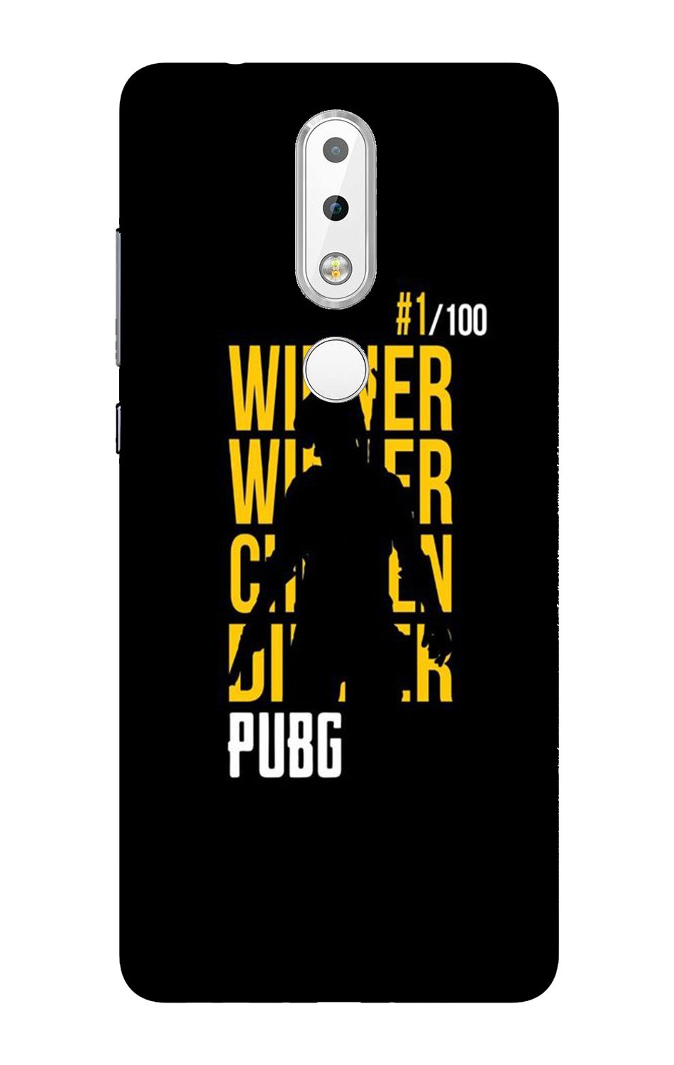 Pubg Winner Winner Mobile Back Case for Nokia 3.1 Plus (Design - 177) Pubg Winner Winner Case for Nokia 3.1 Plus (Design - 177)