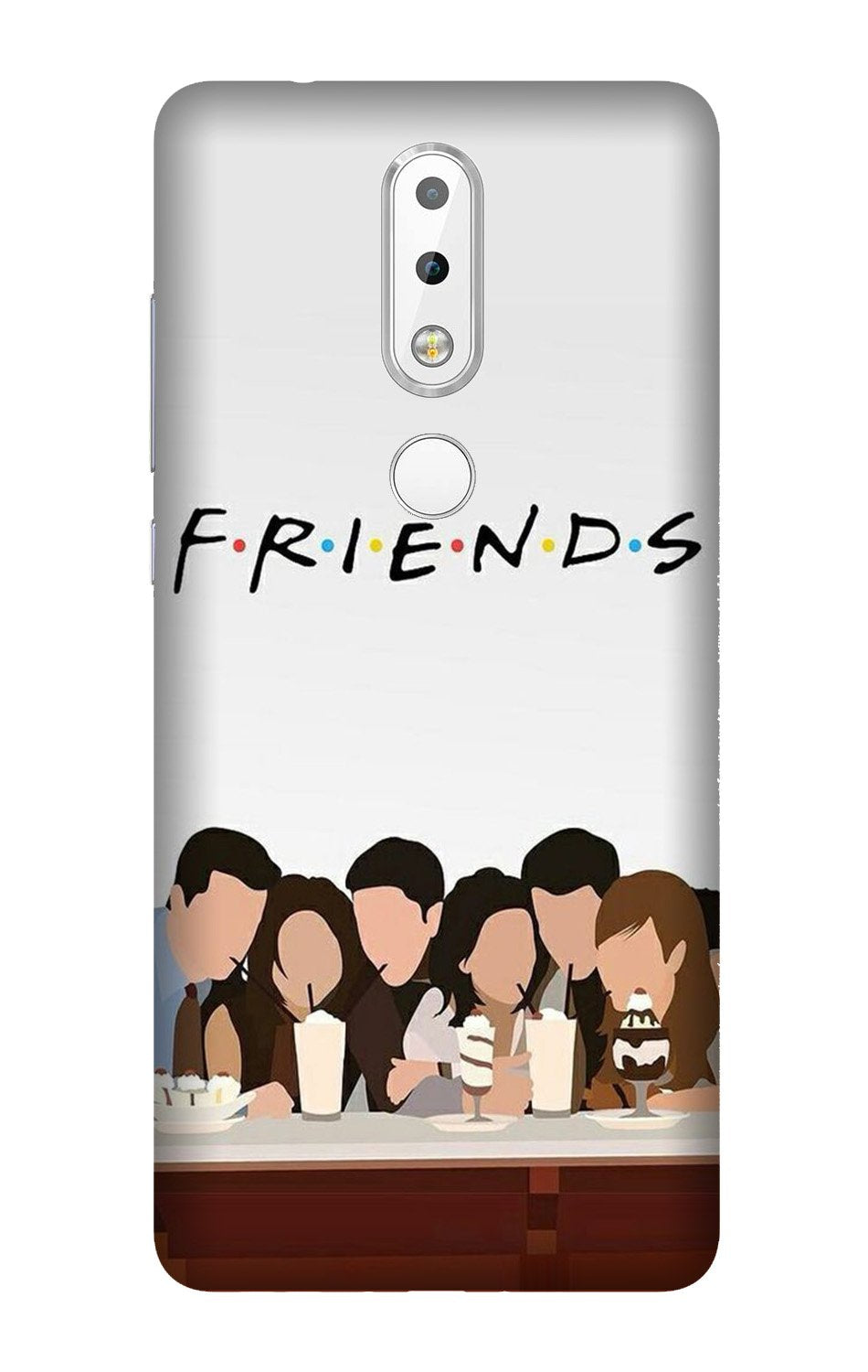 Friends Mobile Back Case for Nokia 3.1 Plus (Design - 200) Friends Case for Nokia 3.1 Plus (Design - 200)