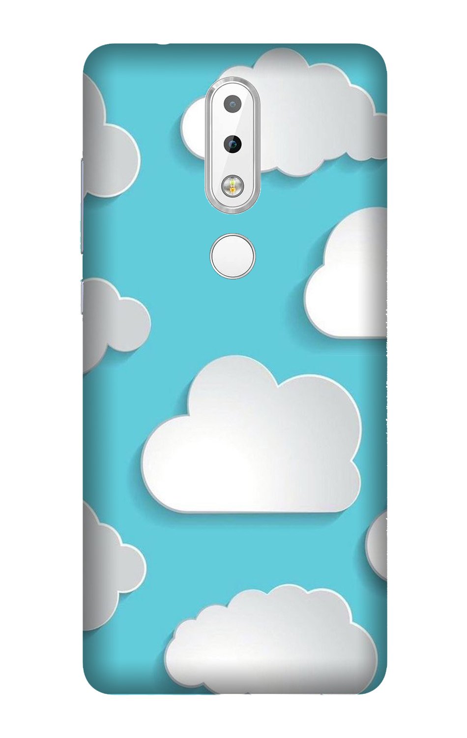 Clouds Mobile Back Case for Nokia 3.1 Plus (Design - 210) Clouds Case for Nokia 3.1 Plus (Design No. 210)