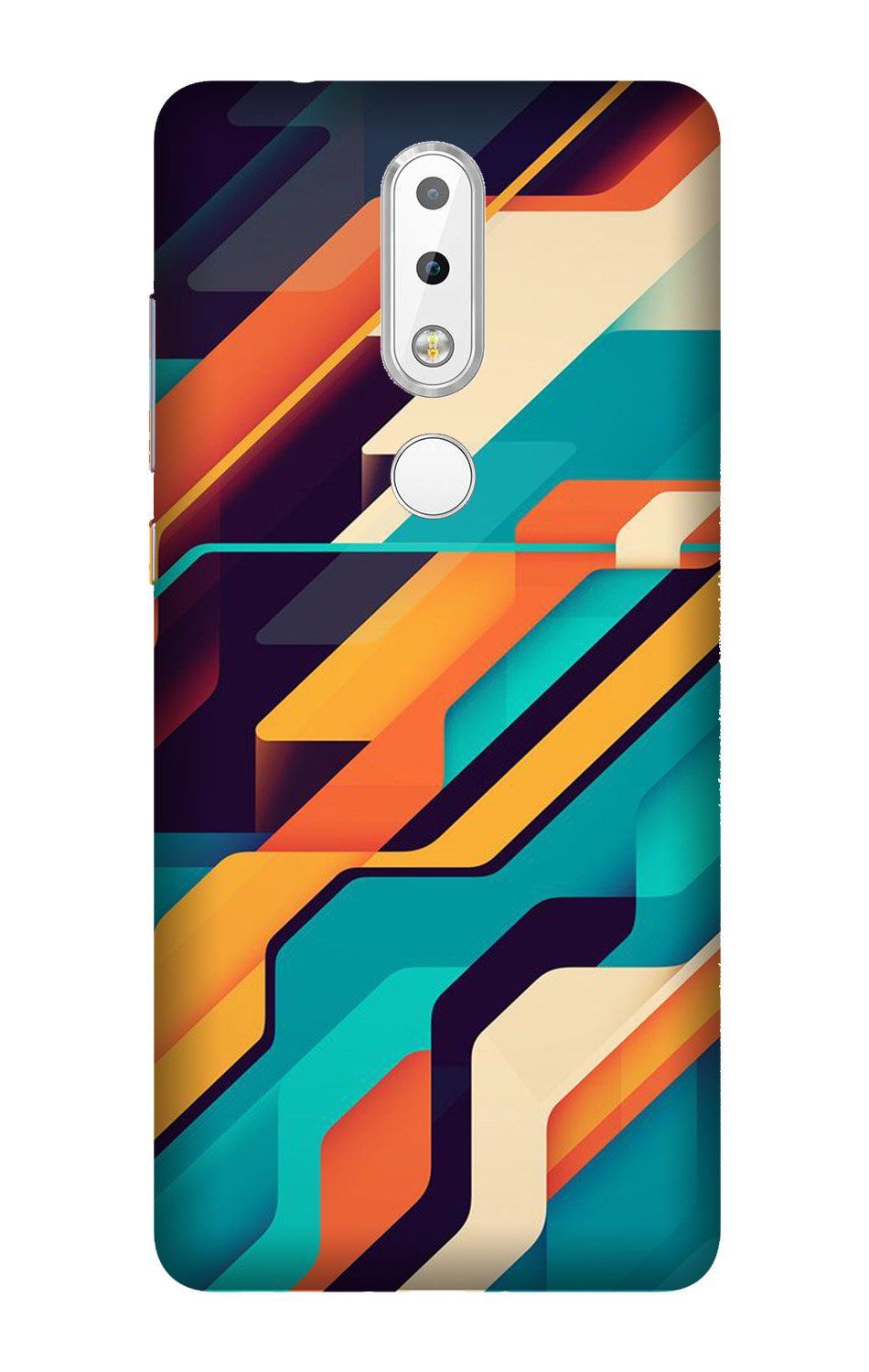Modern Art Mobile Back Case for Nokia 3.1 Plus (Design - 233) Modern Art Case for Nokia 3.1 Plus (Design No. 233)