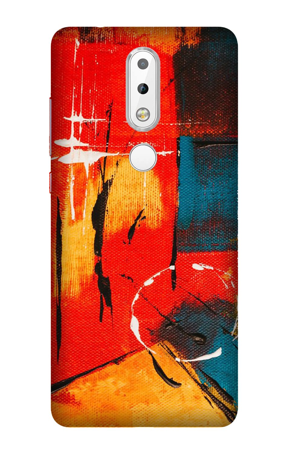 Modern Art Mobile Back Case for Nokia 3.1 Plus (Design - 239) Modern Art Case for Nokia 3.1 Plus (Design No. 239)