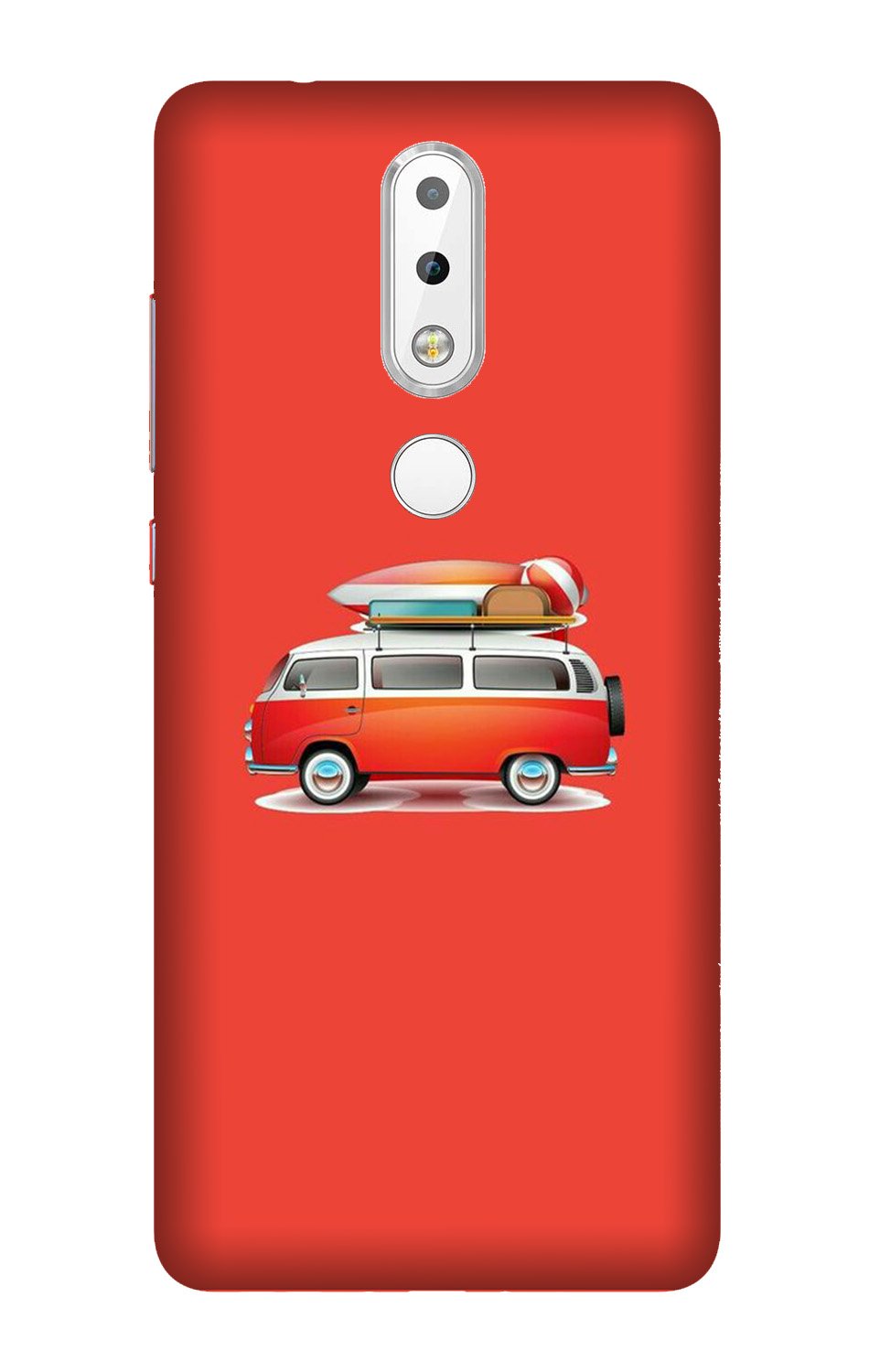 Travel Bus Mobile Back Case for Nokia 3.1 Plus (Design - 258) Travel Bus Case for Nokia 3.1 Plus (Design No. 258)
