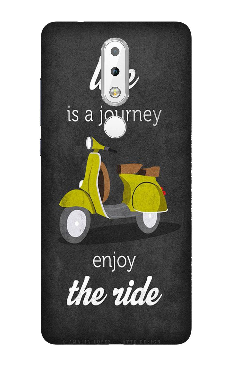 Life is a Journey Mobile Back Case for Nokia 3.1 Plus (Design - 261) Life is a Journey Case for Nokia 3.1 Plus (Design No. 261)