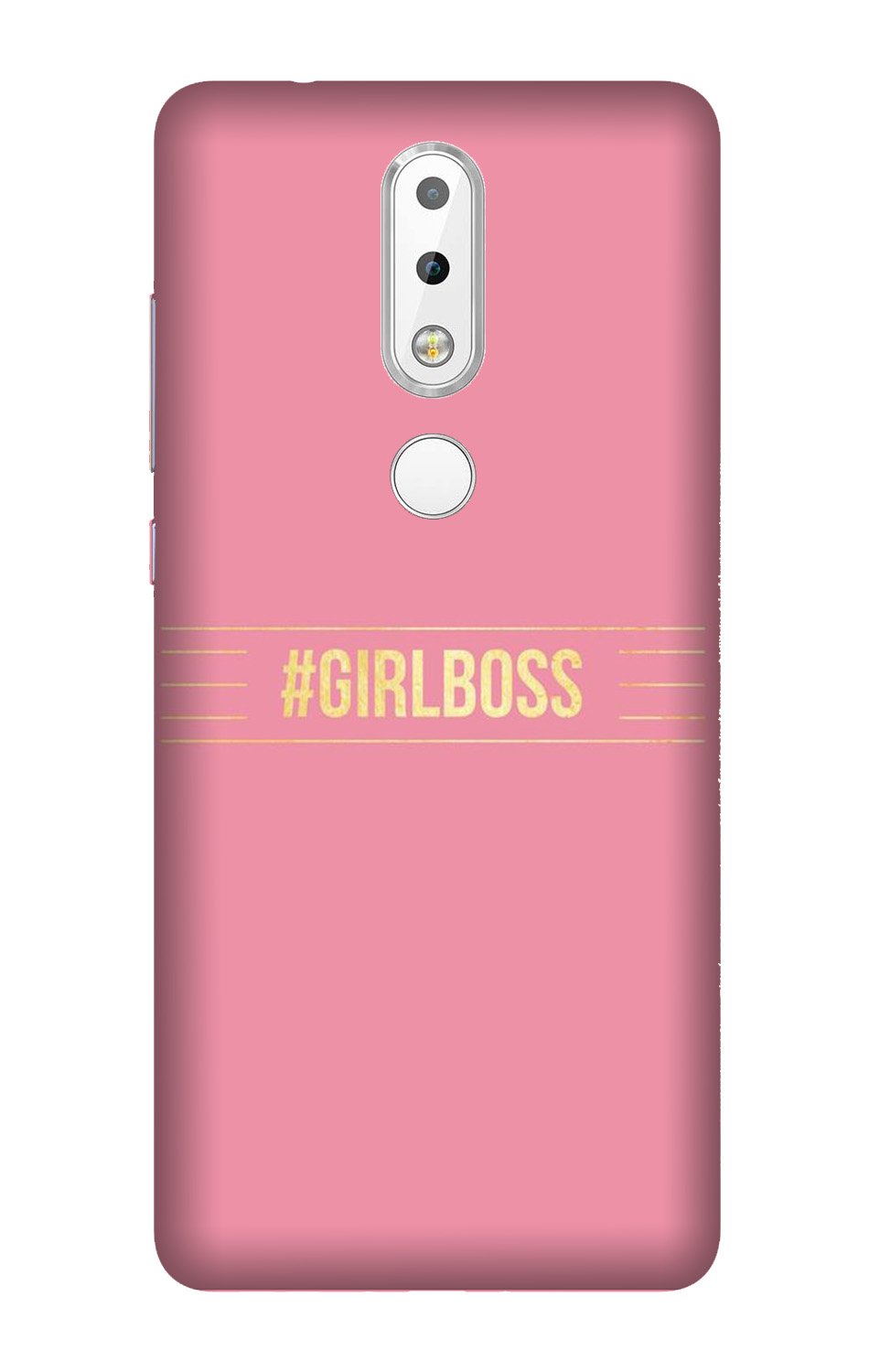 Girl Boss Pink Mobile Back Case for Nokia 3.1 Plus (Design - 263) Girl Boss Pink Case for Nokia 3.1 Plus (Design No. 263)