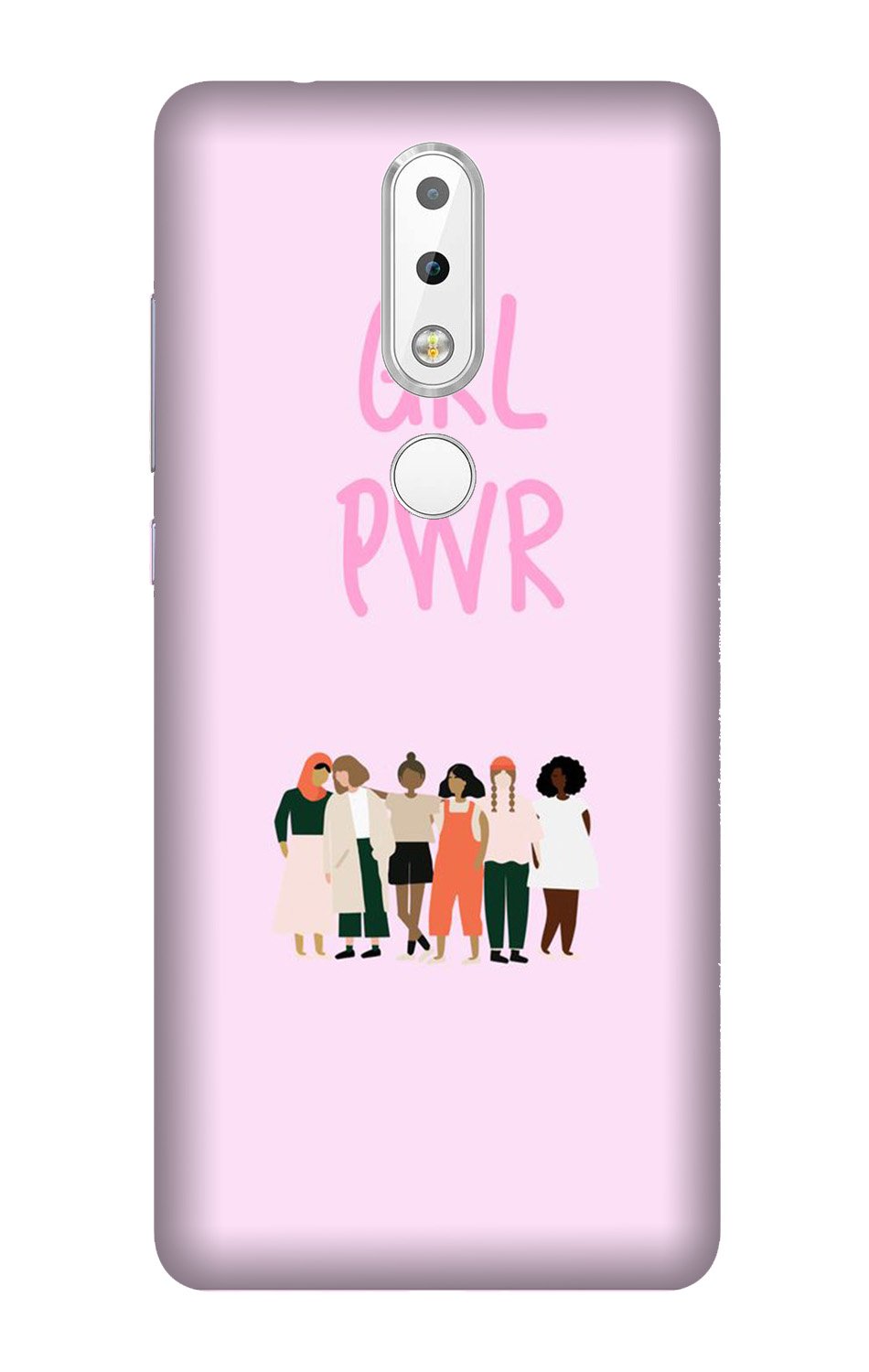 Girl Power Mobile Back Case for Nokia 3.1 Plus (Design - 267) Girl Power Case for Nokia 3.1 Plus (Design No. 267)