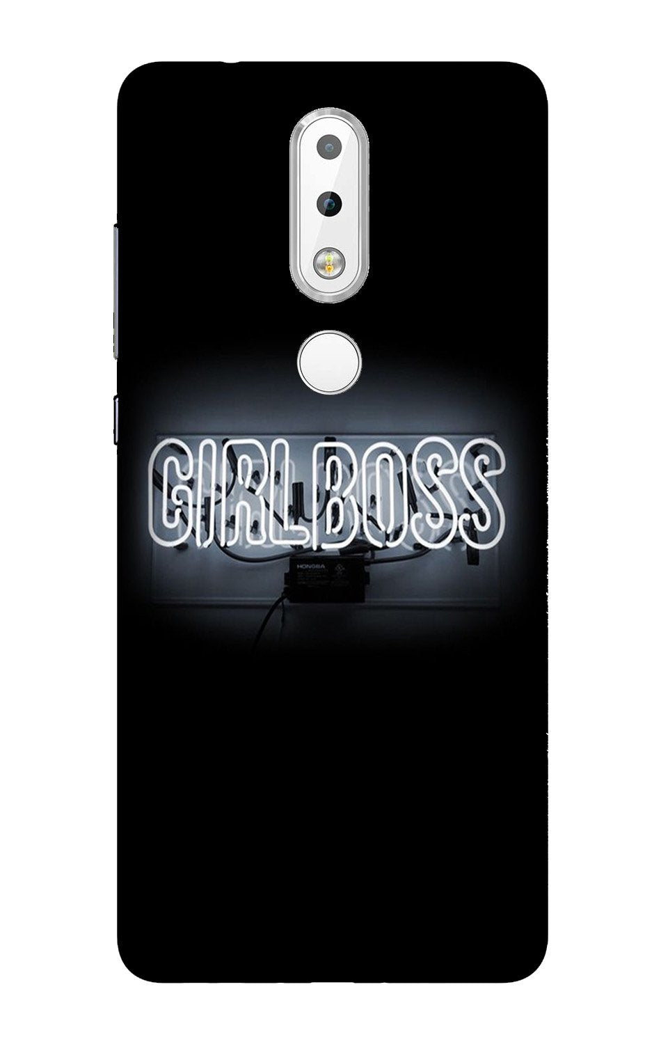 Girl Boss Black Mobile Back Case for Nokia 3.1 Plus (Design - 268) Girl Boss Black Case for Nokia 3.1 Plus (Design No. 268)