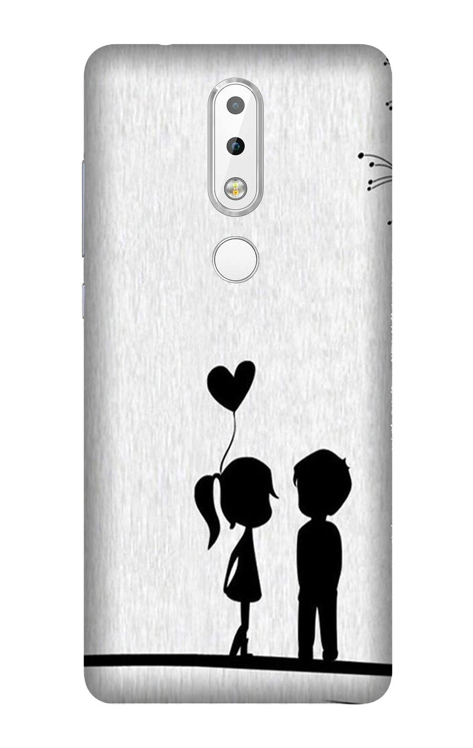 Cute Kid Couple Mobile Back Case for Nokia 3.1 Plus (Design - 283) Cute Kid Couple Case for Nokia 3.1 Plus (Design No. 283)