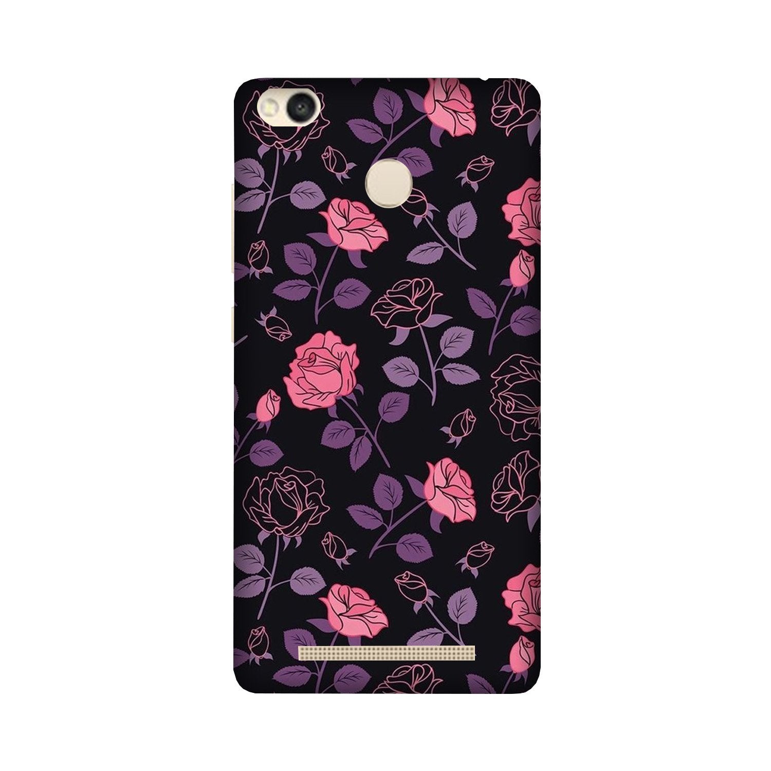 Rose Black Background Case for Redmi 3S Prime Rose Black Background Case for Redmi 3S Prime