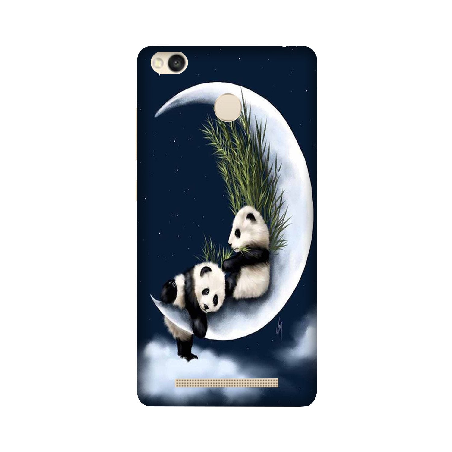 Panda Moon Mobile Back Case for Redmi 3S Prime (Design - 318) Panda Moon Mobile Back Case for Redmi 3S Prime (Design - 318)