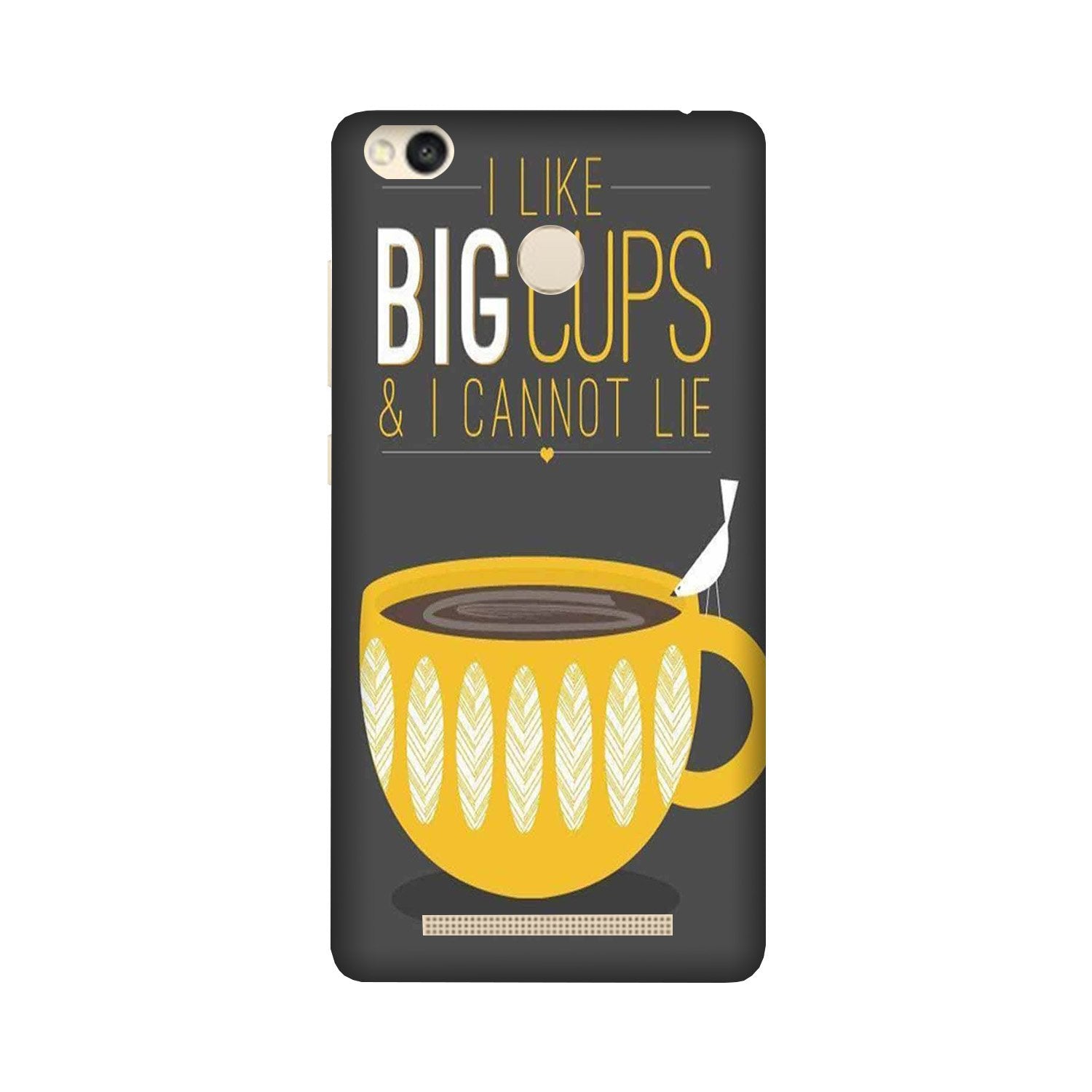 Big Cups Coffee Mobile Back Case for Redmi 3S Prime (Design - 352) Big Cups Coffee Mobile Back Case for Redmi 3S Prime (Design - 352)