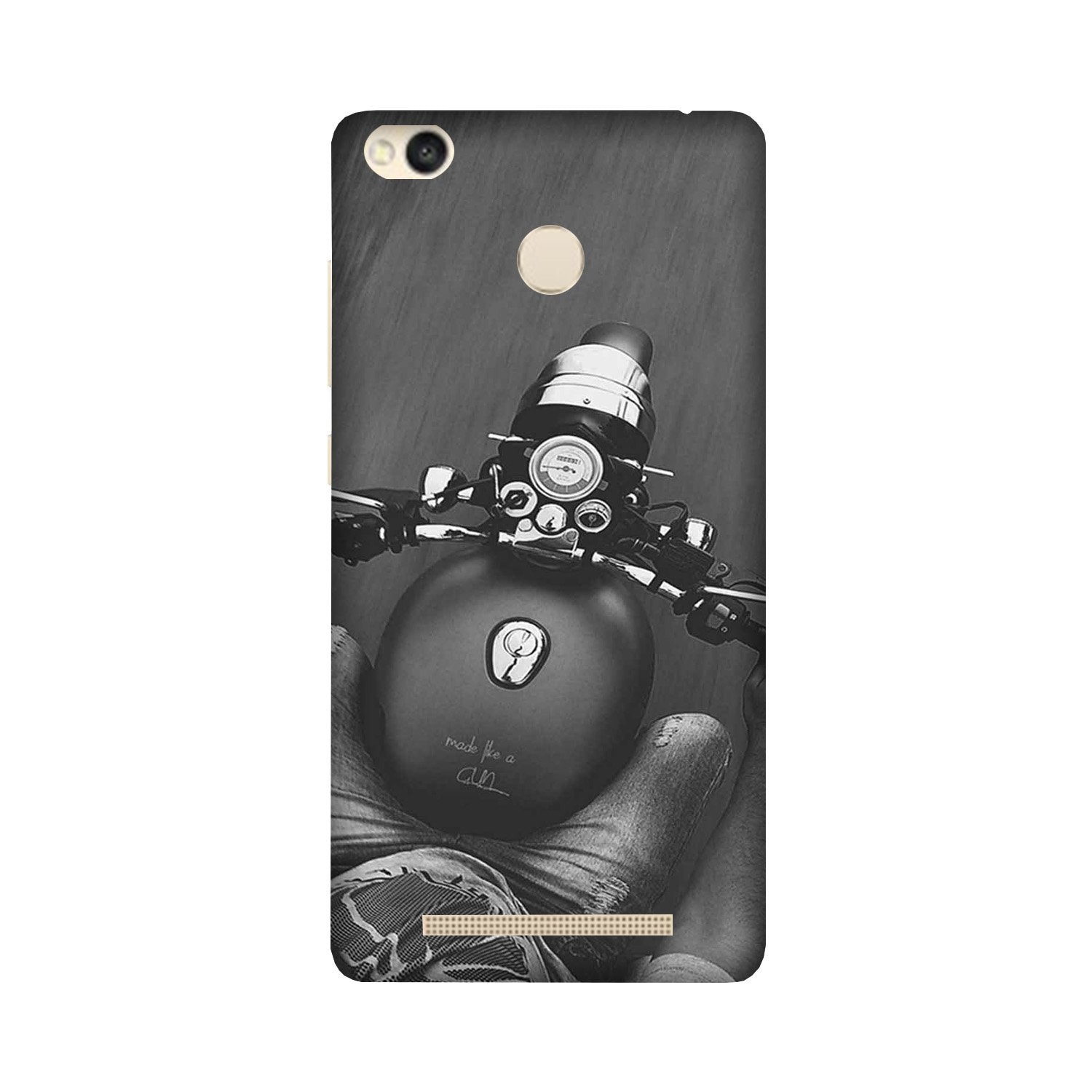 Royal Enfield Mobile Back Case for Redmi 3S Prime (Design - 382) Royal Enfield Mobile Back Case for Redmi 3S Prime (Design - 382)