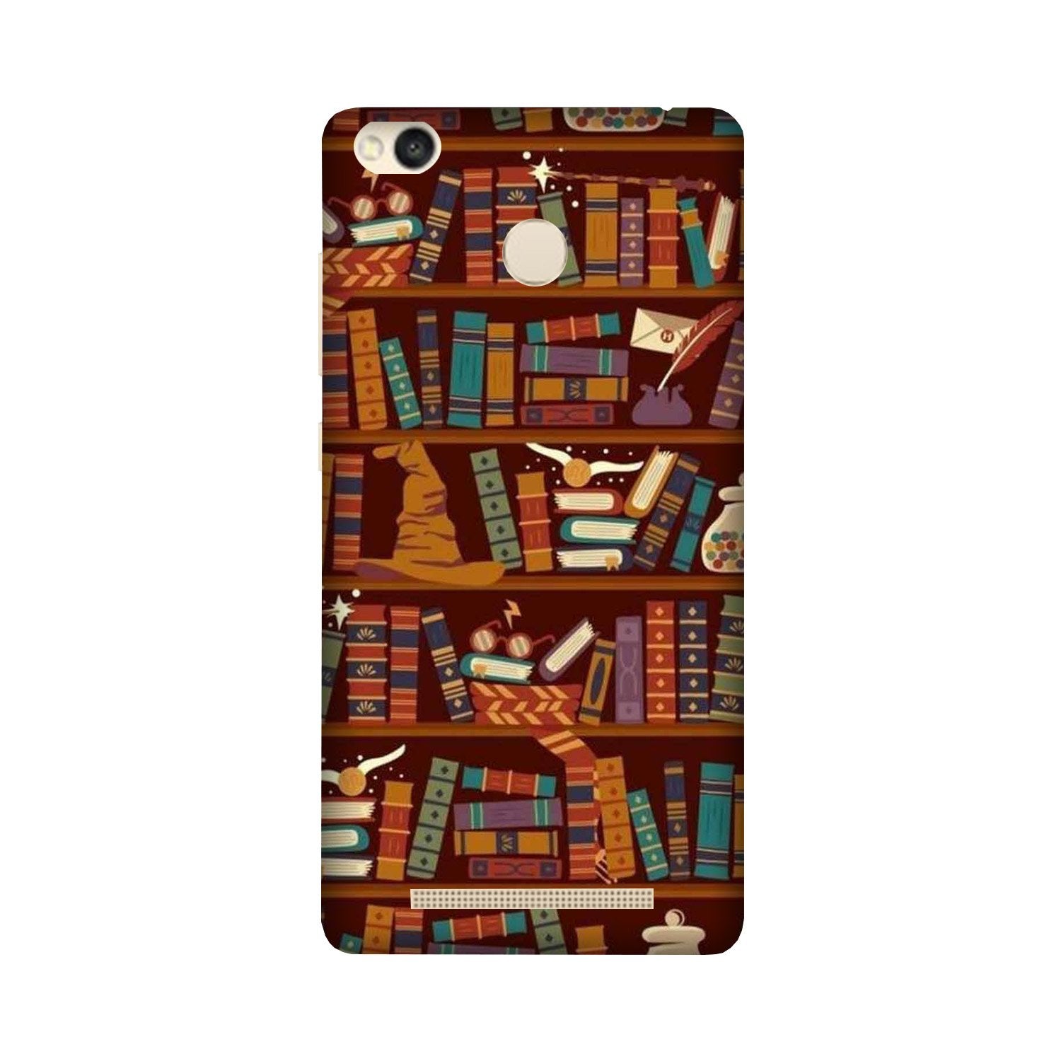 Book Shelf Mobile Back Case for Redmi 3S Prime (Design - 390) Book Shelf Mobile Back Case for Redmi 3S Prime (Design - 390)
