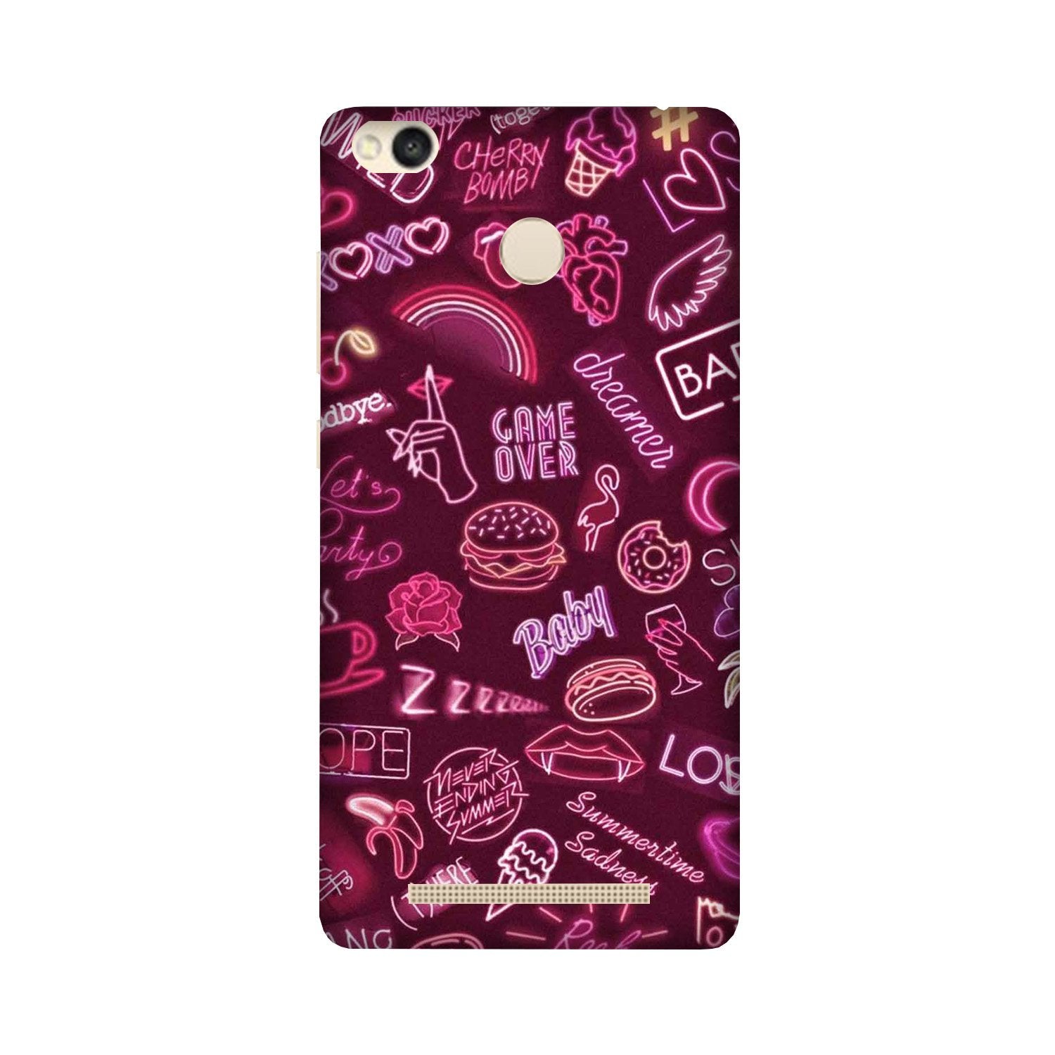 Party Theme Mobile Back Case for Redmi 3S Prime (Design - 392) Party Theme Mobile Back Case for Redmi 3S Prime (Design - 392)
