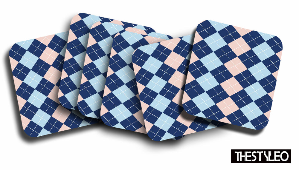 Printed Wildflower Pattern Designer Printed Square Tea Coasters With Stand (MDF Wooden, Set Of 6 Pieces Coaster And 1 Stand) Printed Wildflower Pattern Designer Printed Square Tea Coasters With Stand (MDF Wooden, Set Of 6 Pieces Coaster And 1 Stand)