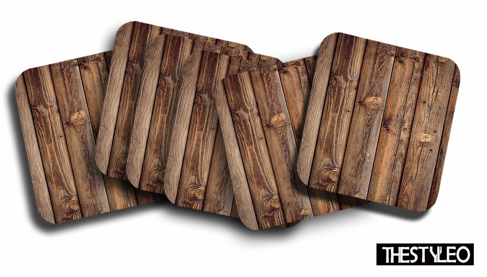 Wooden 1 Designer Printed Square Tea Coasters (MDF Wooden, Set of 6 Pieces) Wooden 1 Designer Printed Square Tea Coasters (MDF Wooden, Set of 6 Pieces)