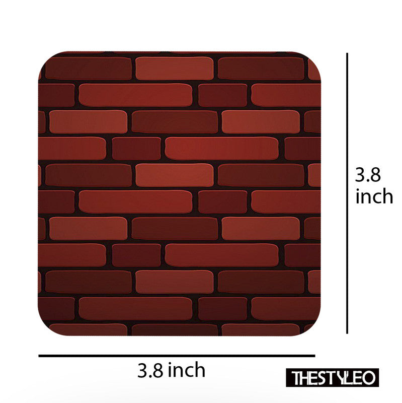  Red Brick Wall Wooden 