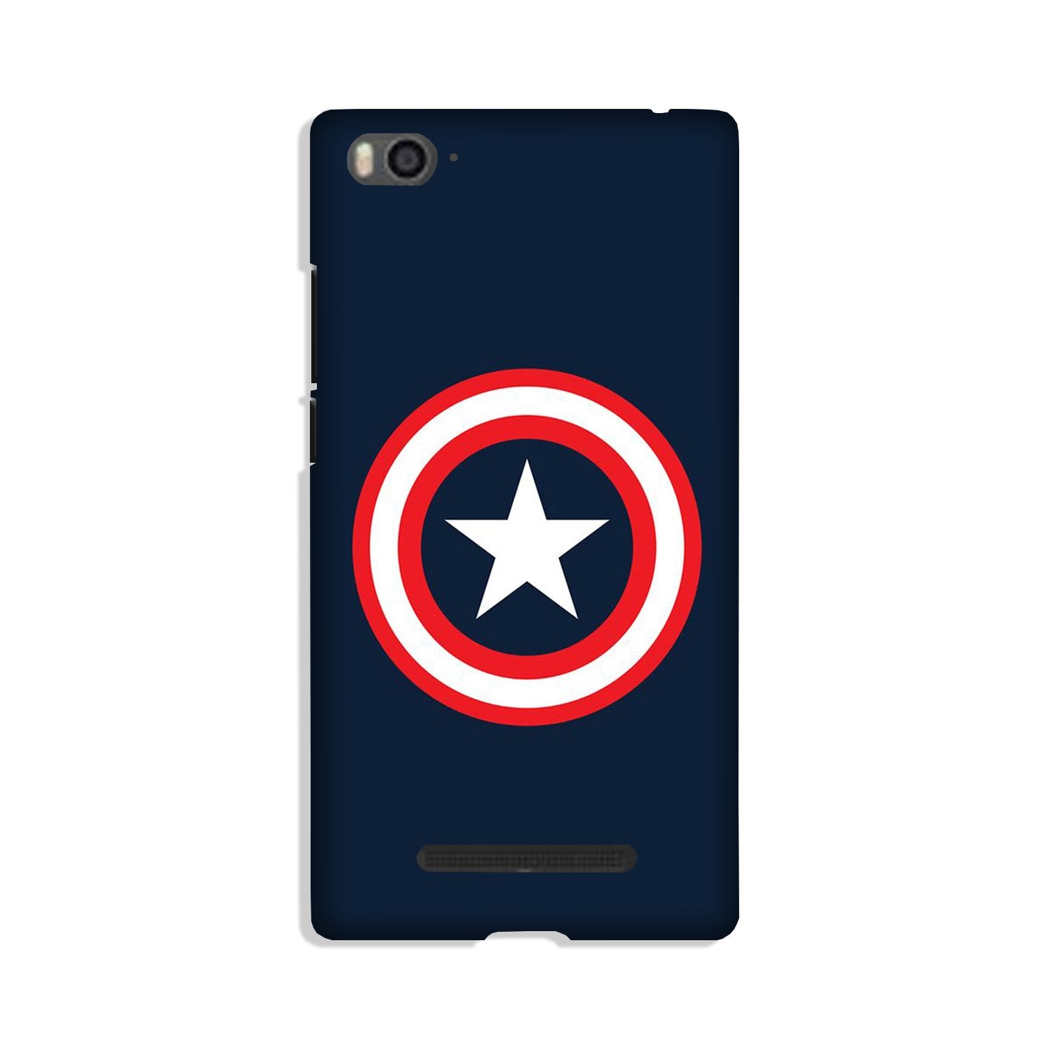 Captain America Mobile Back Case for Xiaomi Mi 4i (Design - 42) Captain America Case for Xiaomi Mi 4i