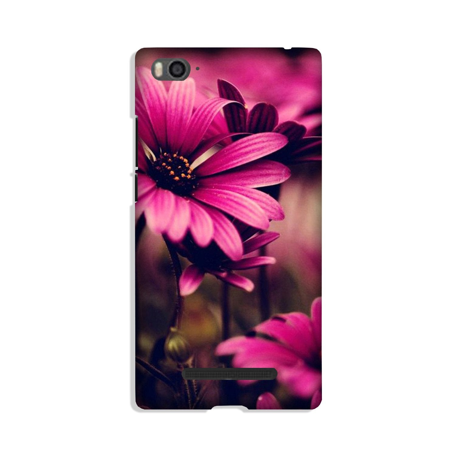 Purple Daisy Mobile Back Case for Xiaomi Mi 4i (Design - 65) Purple Daisy Case for Xiaomi Mi 4i