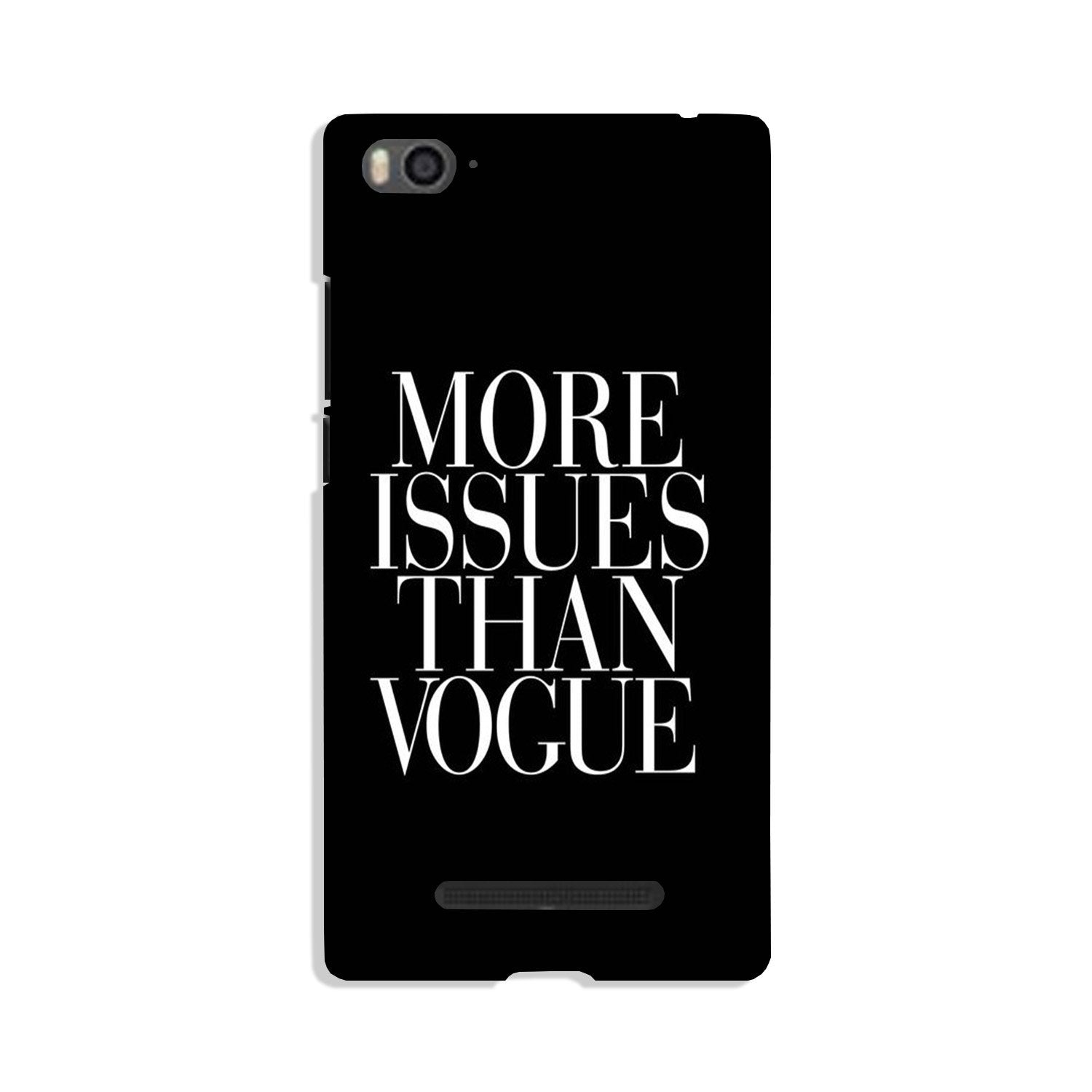 More Issues than Vague Mobile Back Case for Xiaomi Mi 4i (Design - 74) More Issues than Vague Case for Xiaomi Mi 4i