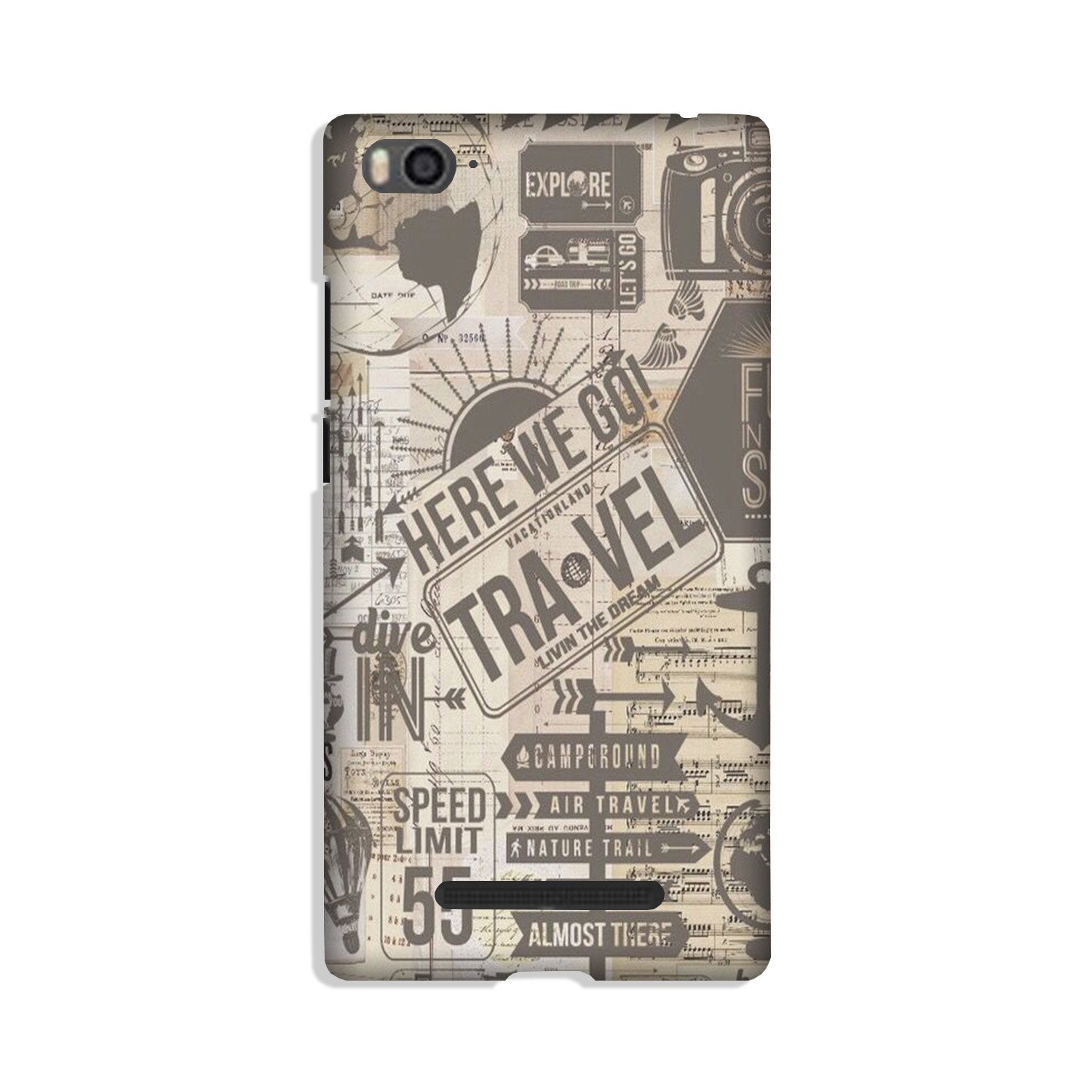 Travel Mobile Back Case for Xiaomi Mi 4i (Design - 104) Travel Case for Xiaomi Mi 4i (Design - 104)